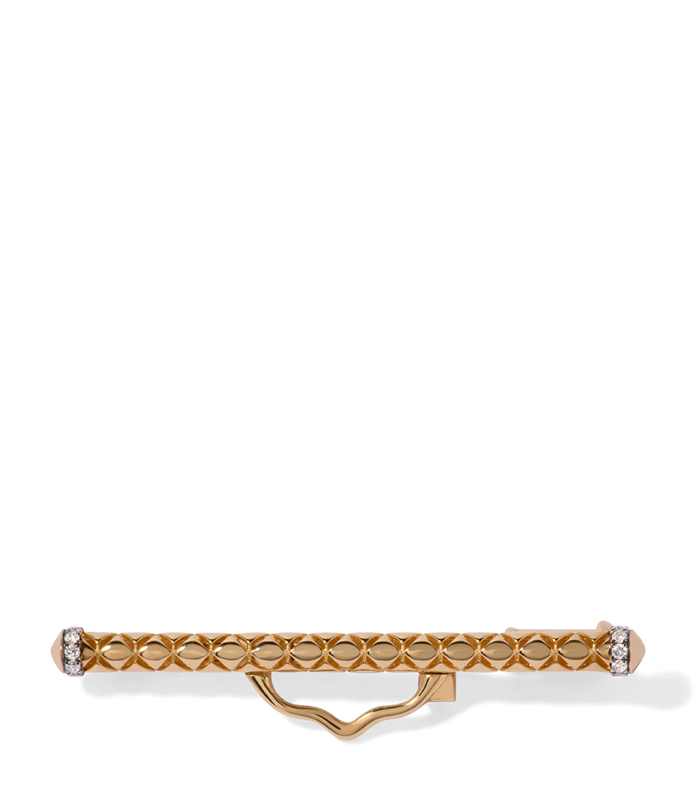 Annoushka Yellow Gold and Diamond Charm Pin