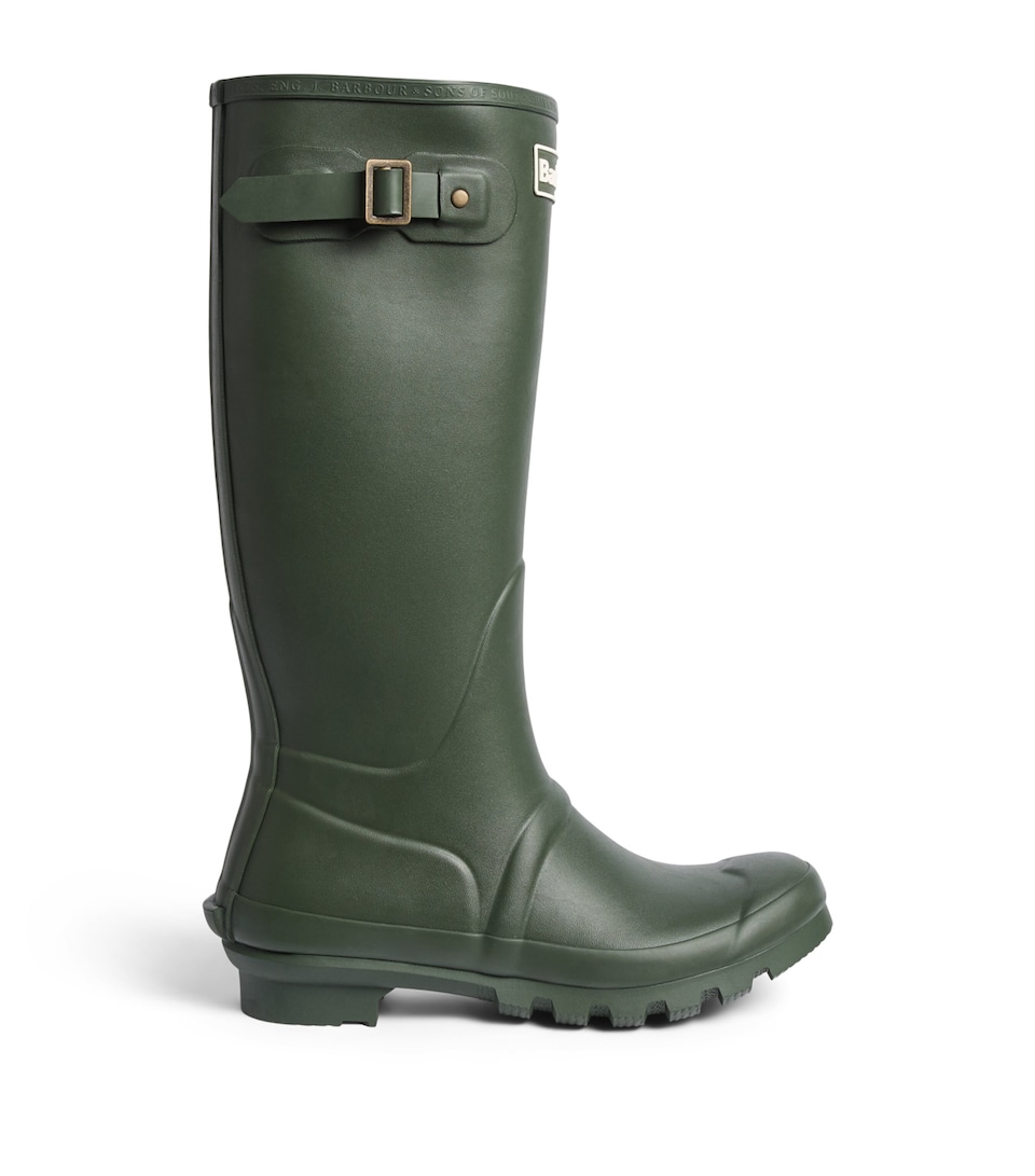 Barbour Tall Bede Wellington Boots Olive