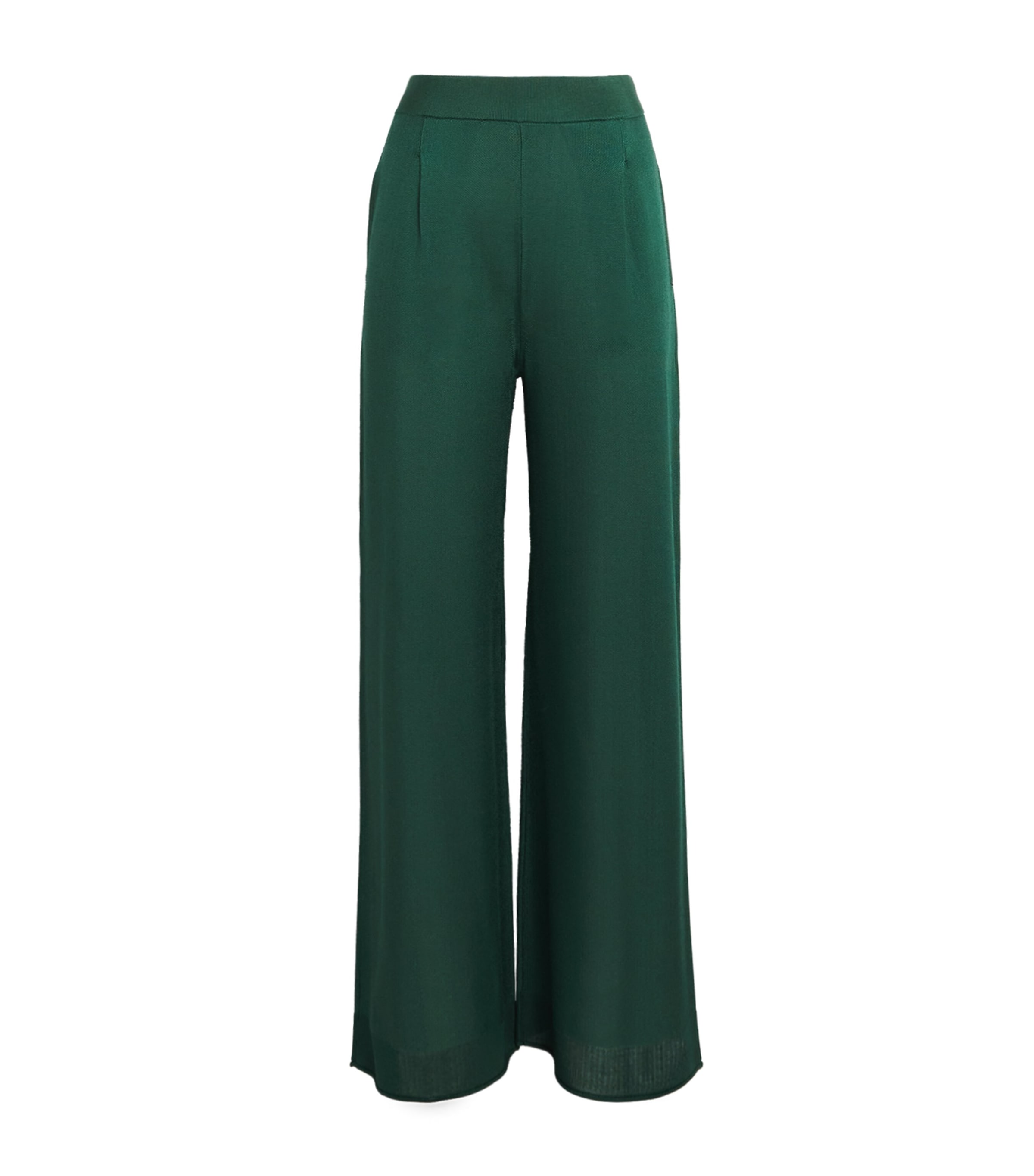 Knitted Wide-Leg Trousers