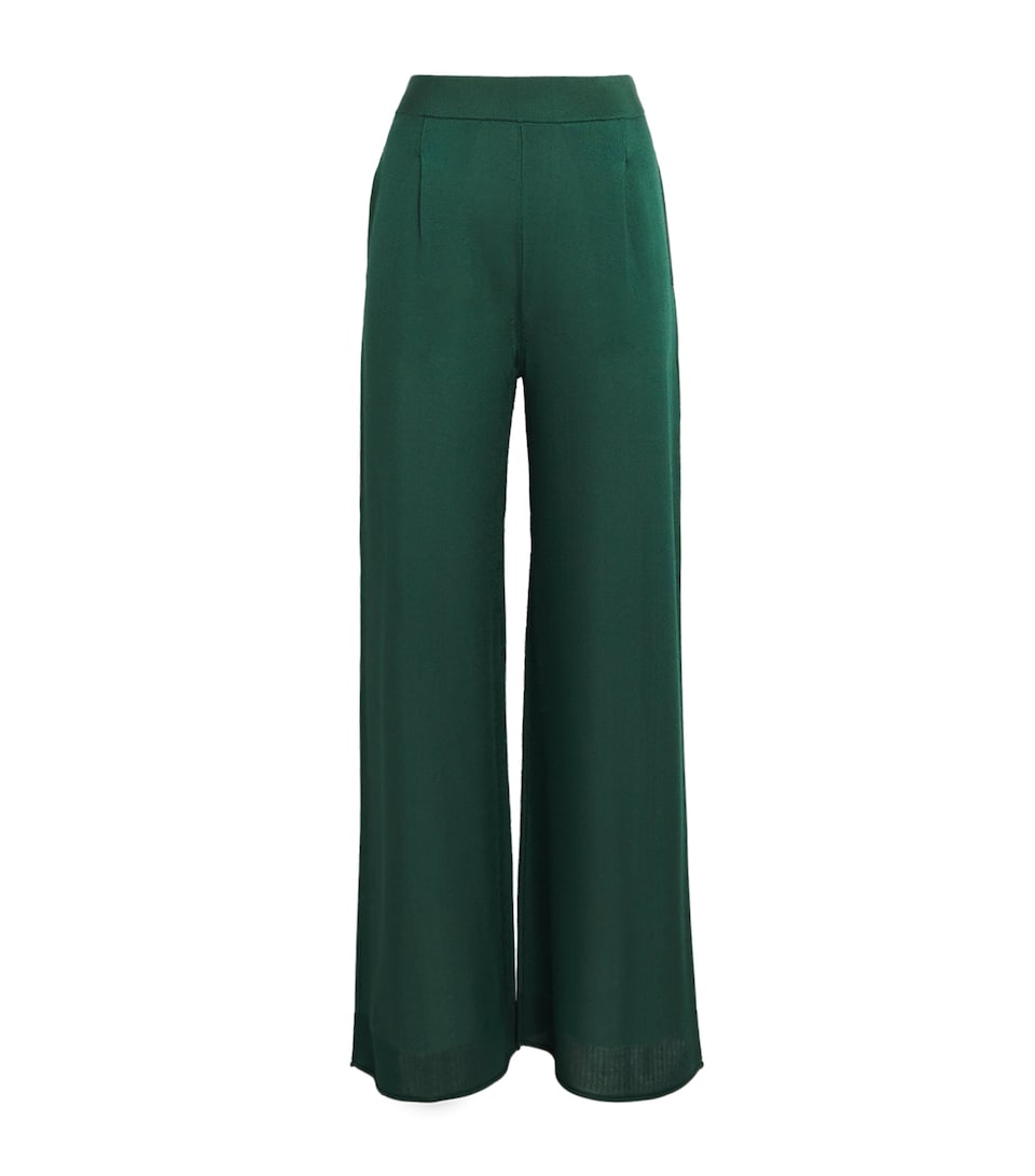 Knitted Wide-Leg Trousers