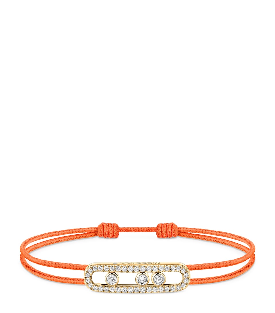 Messika Messika Care(s) Yellow Gold and Diamond Pavé Bracelet (0.26ct) Yellow Gold