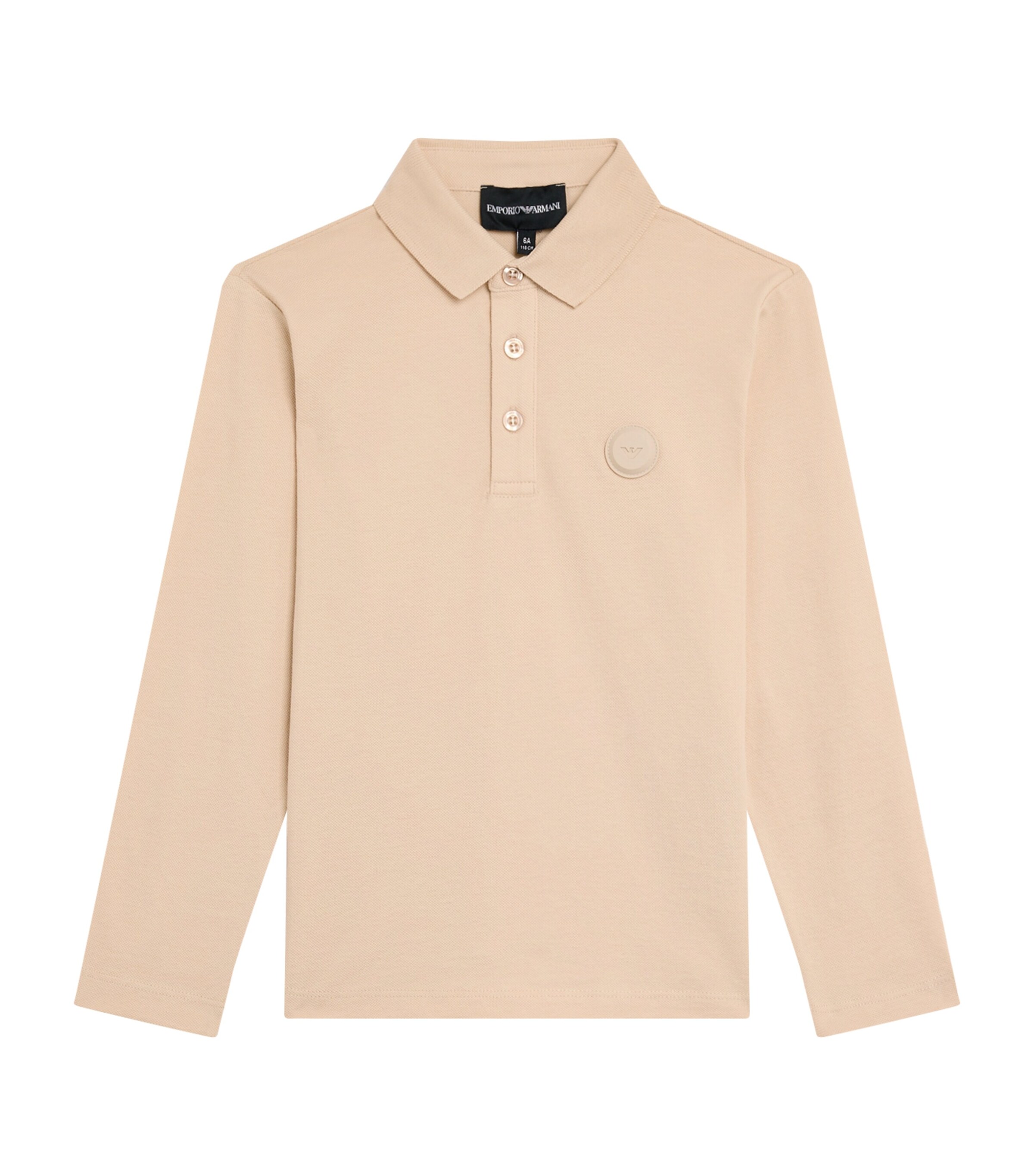 Cotton Logo Long-Sleeve Polo Shirt (4-16 Years)