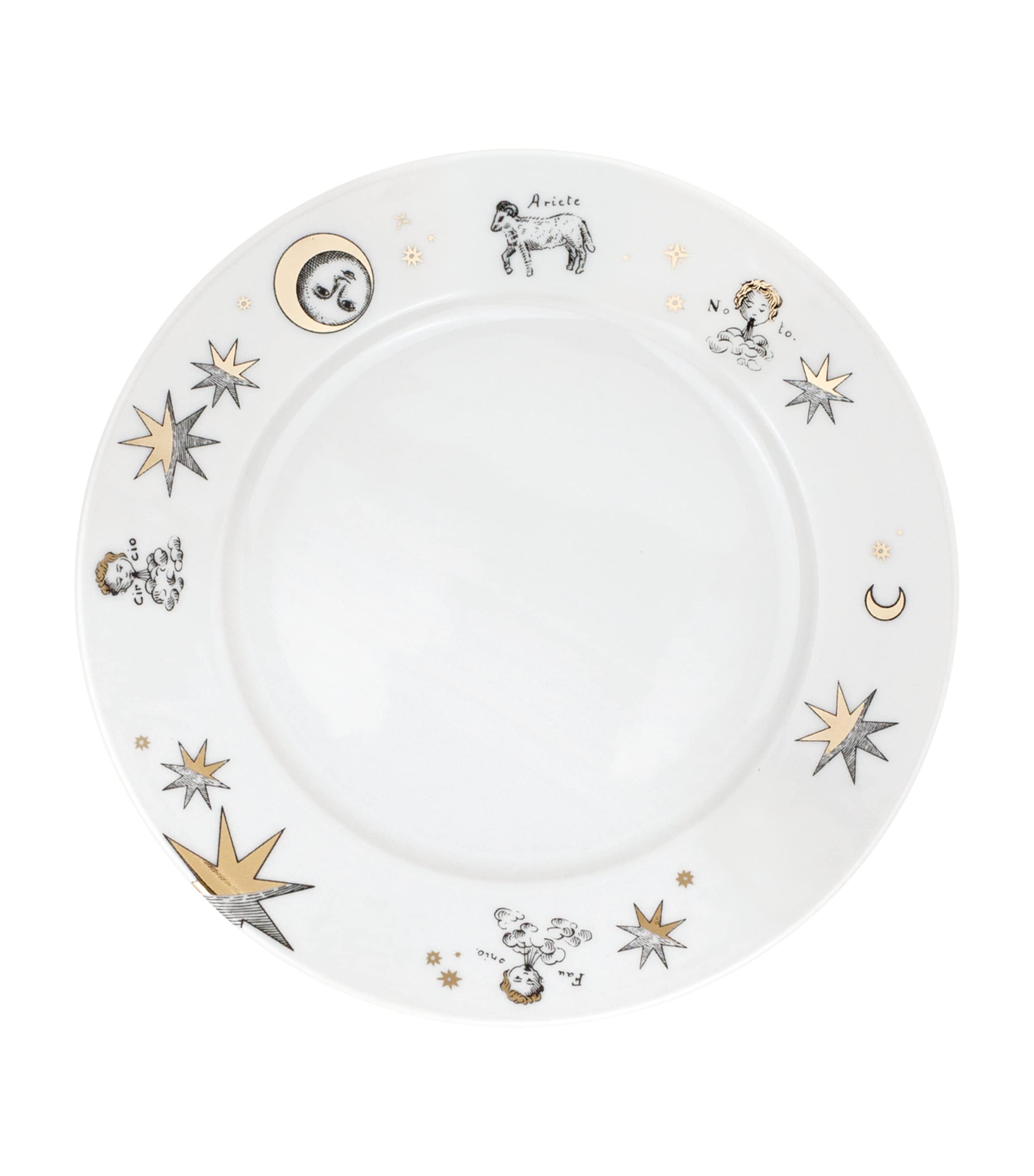 Fornasetti Set of 12 Astronomici Dessert Plates (19cm)