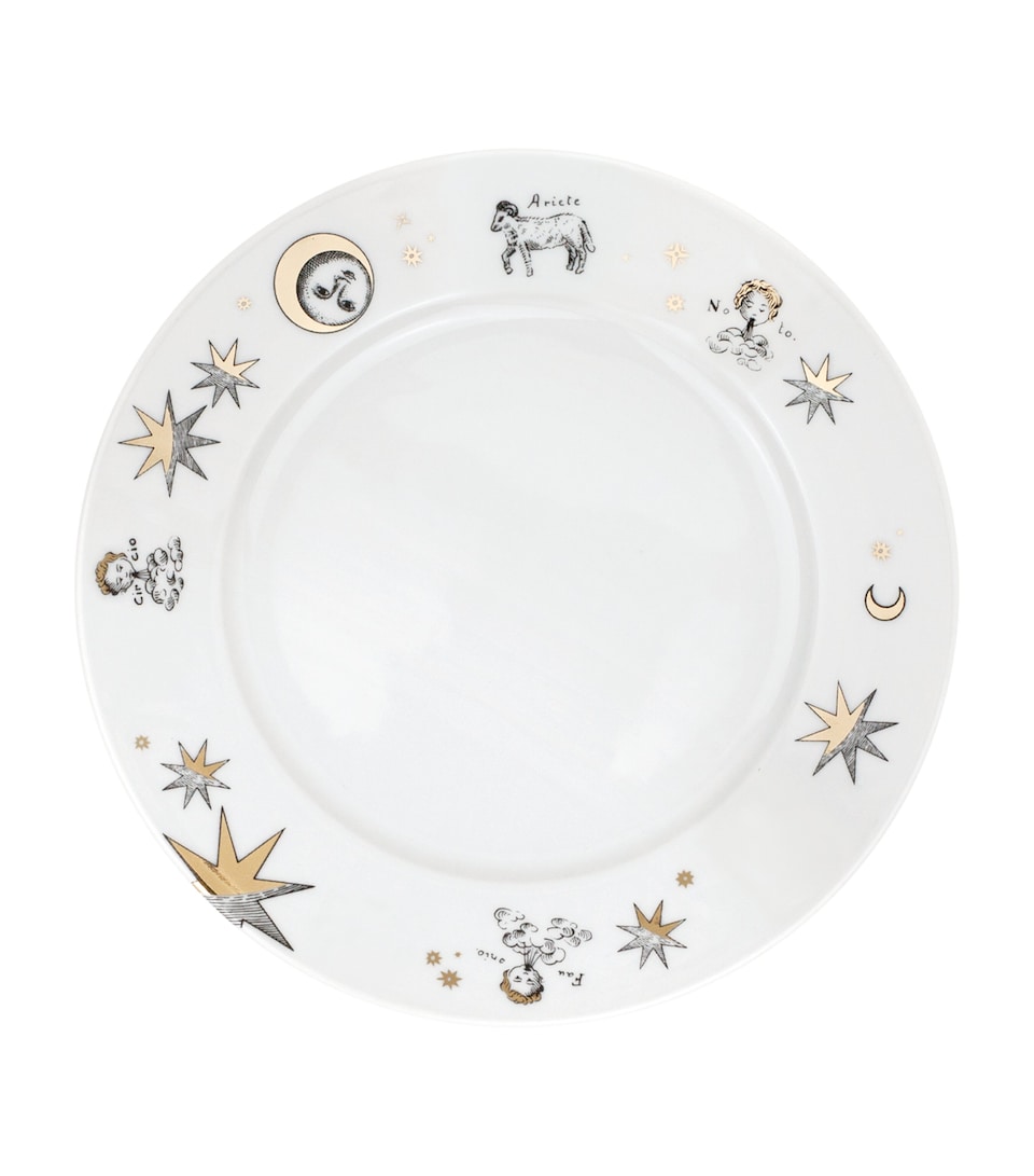Fornasetti Set of 12 Astronomici Dessert Plates (19cm)