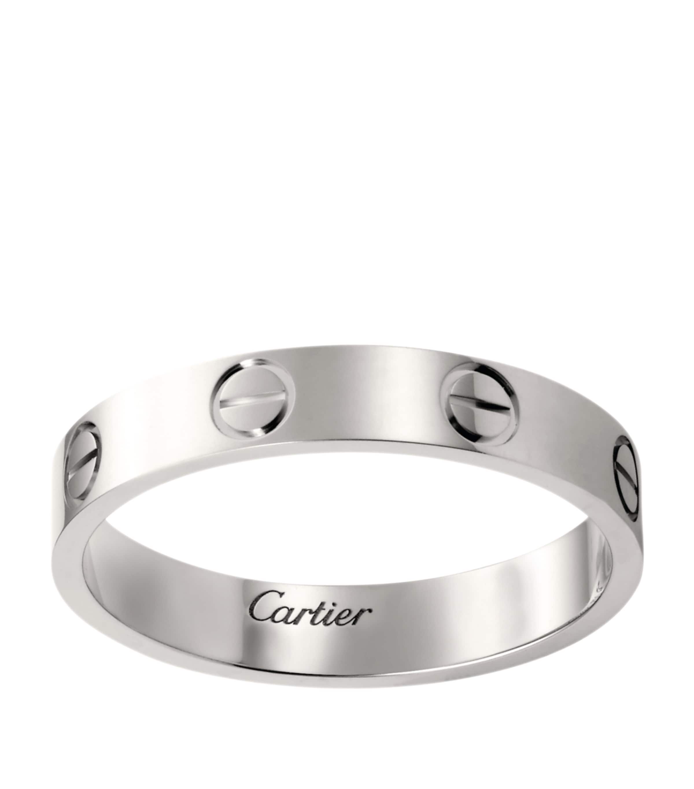 Platinum LOVE Wedding Band
