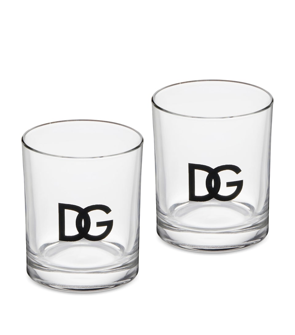 Set of 2 DG Millennials Logo Glasses