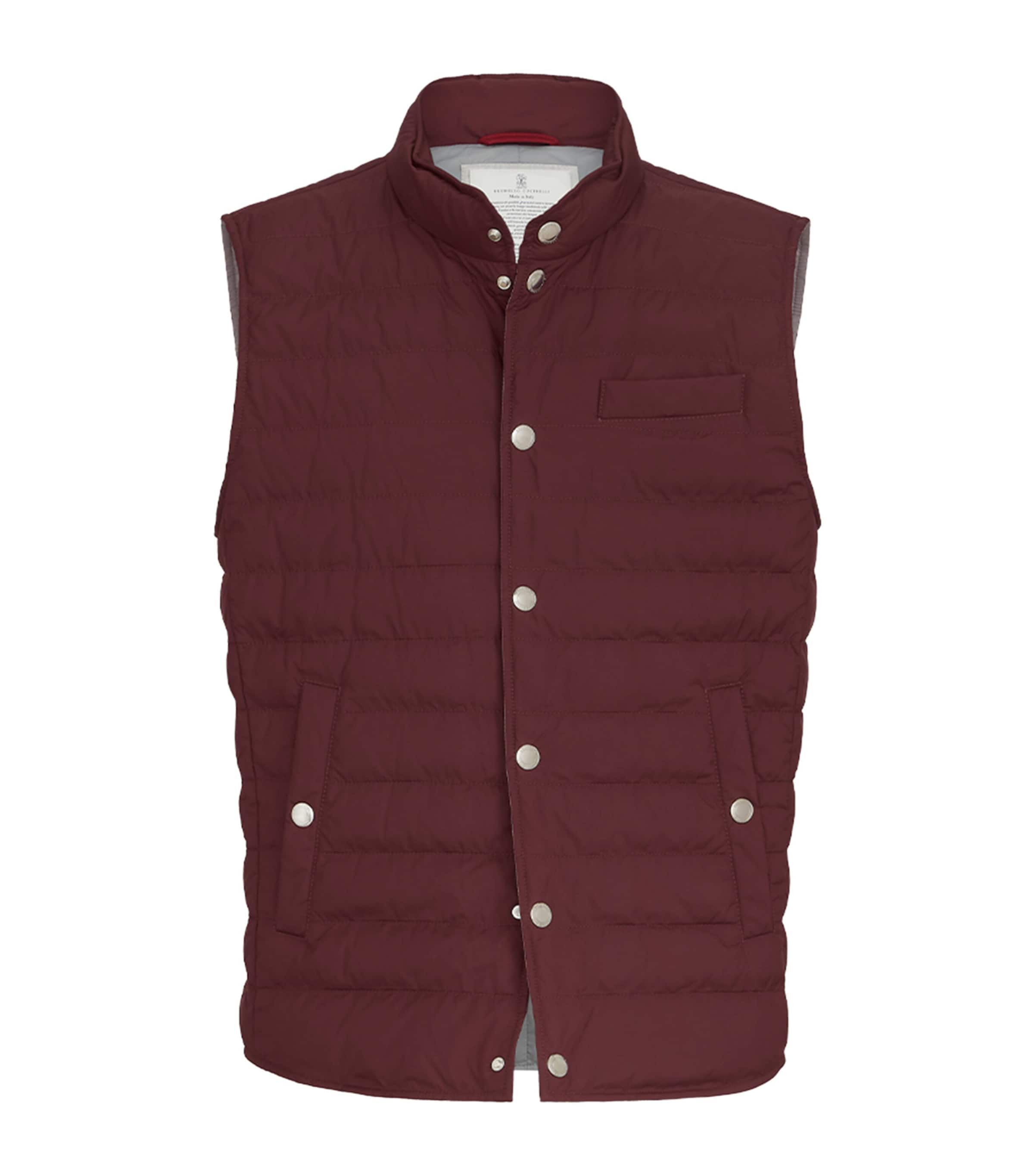 Brunello Cucinelli Mens Down Padded Gilet