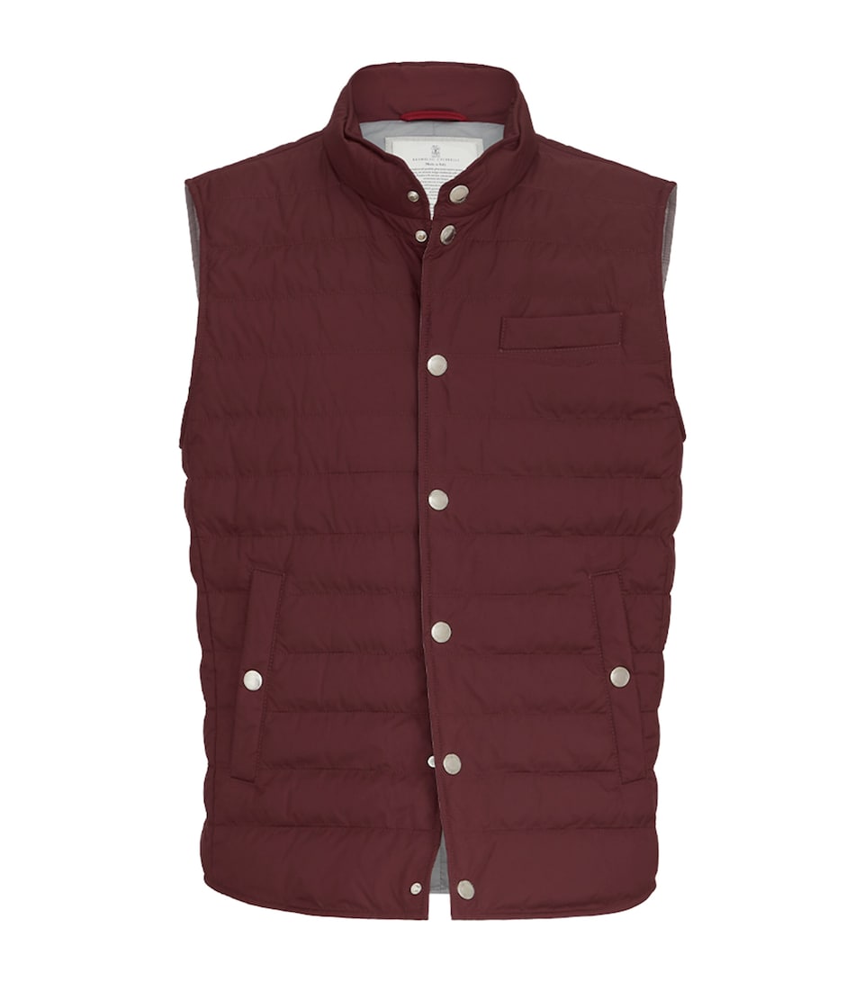 Brunello Cucinelli Mens Down Padded Gilet