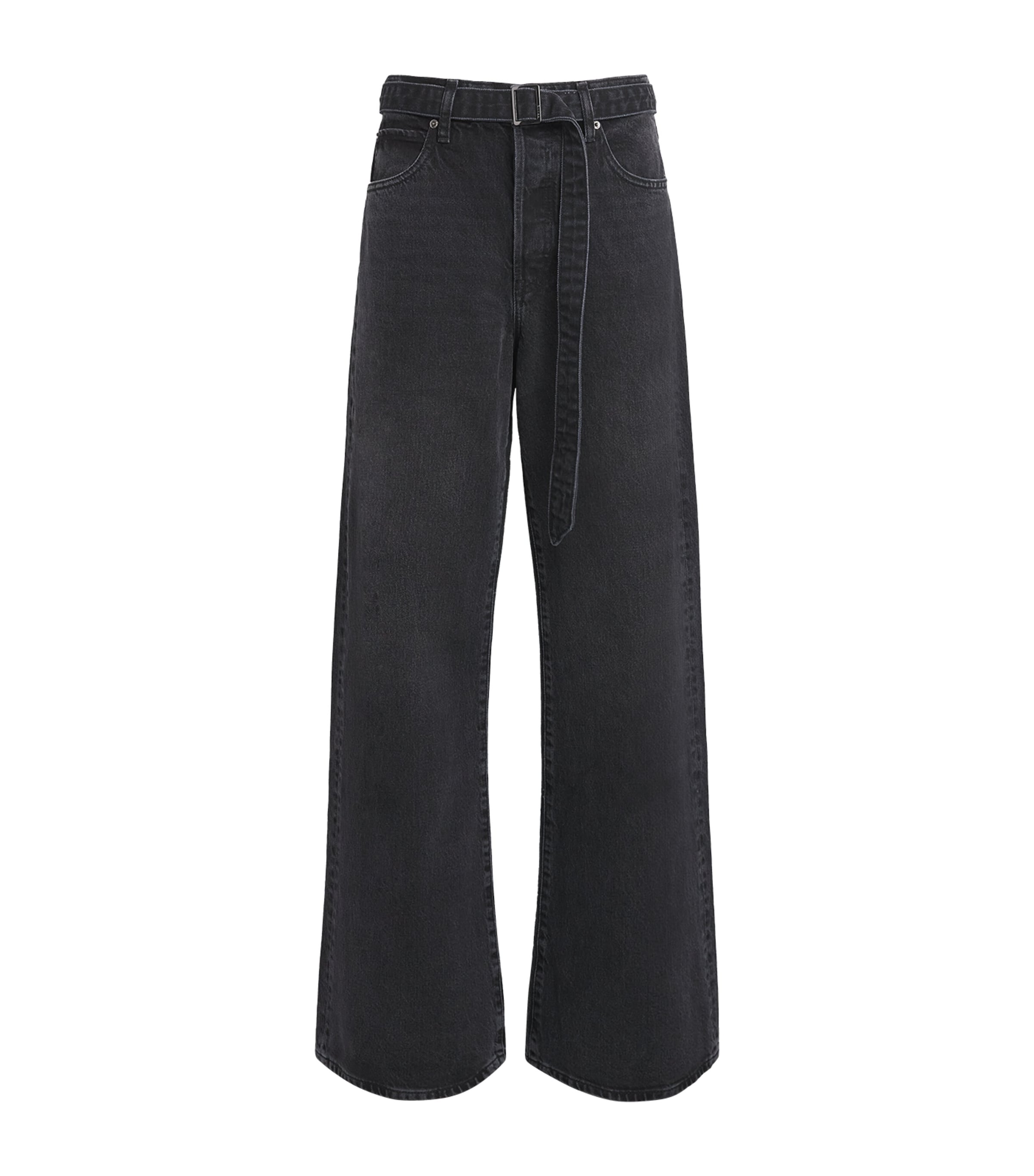 FRAME Womens Belted The loose Jeans Venue
