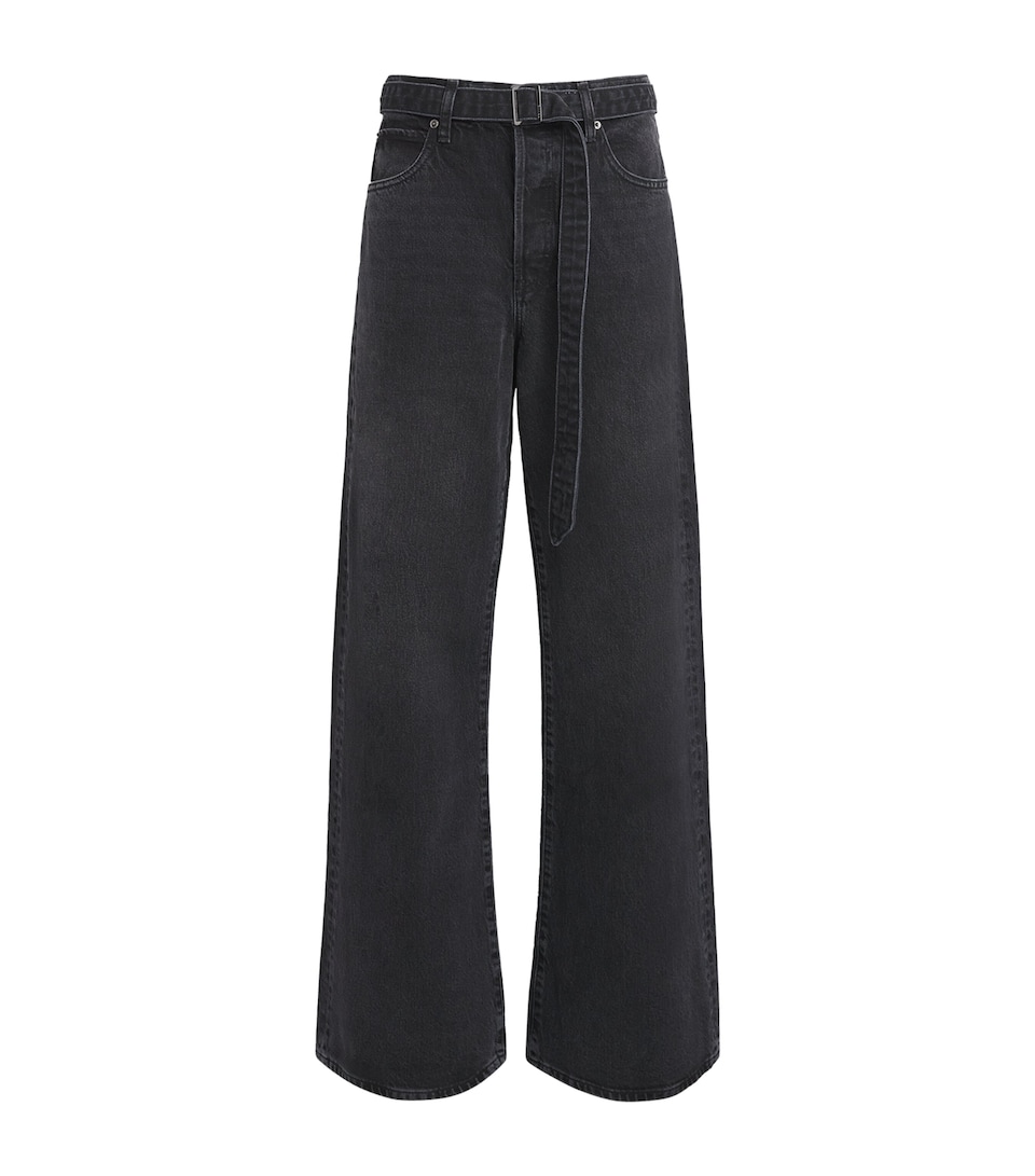 FRAME Womens Belted The loose Jeans Venue