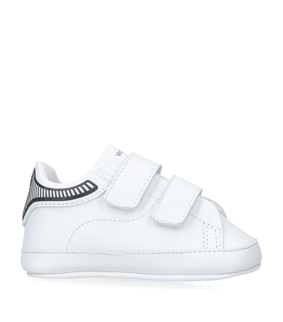 Leather Velcro Crib Sneakers
