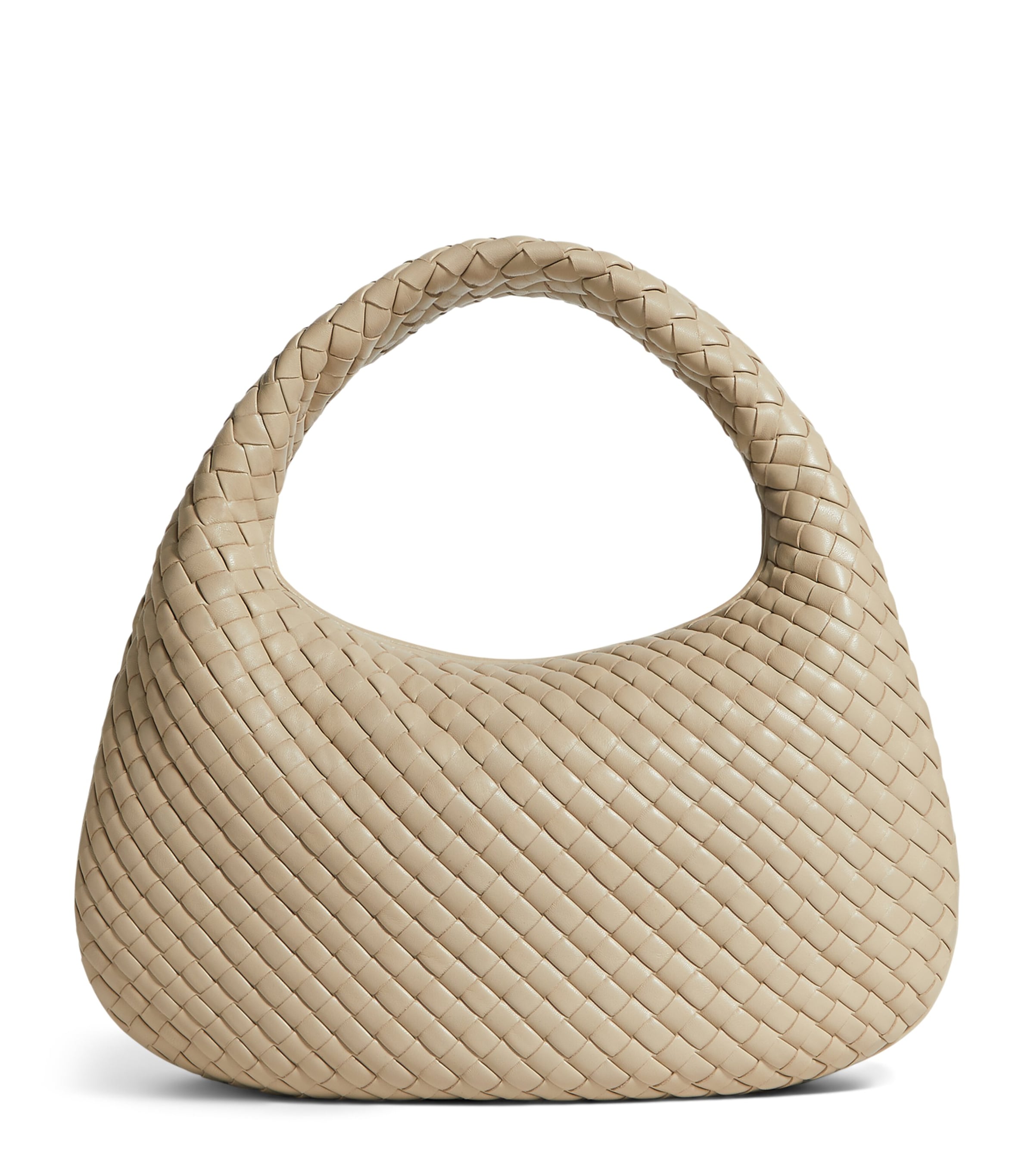 Leather Intrecciato Veneta Shoulder Bag