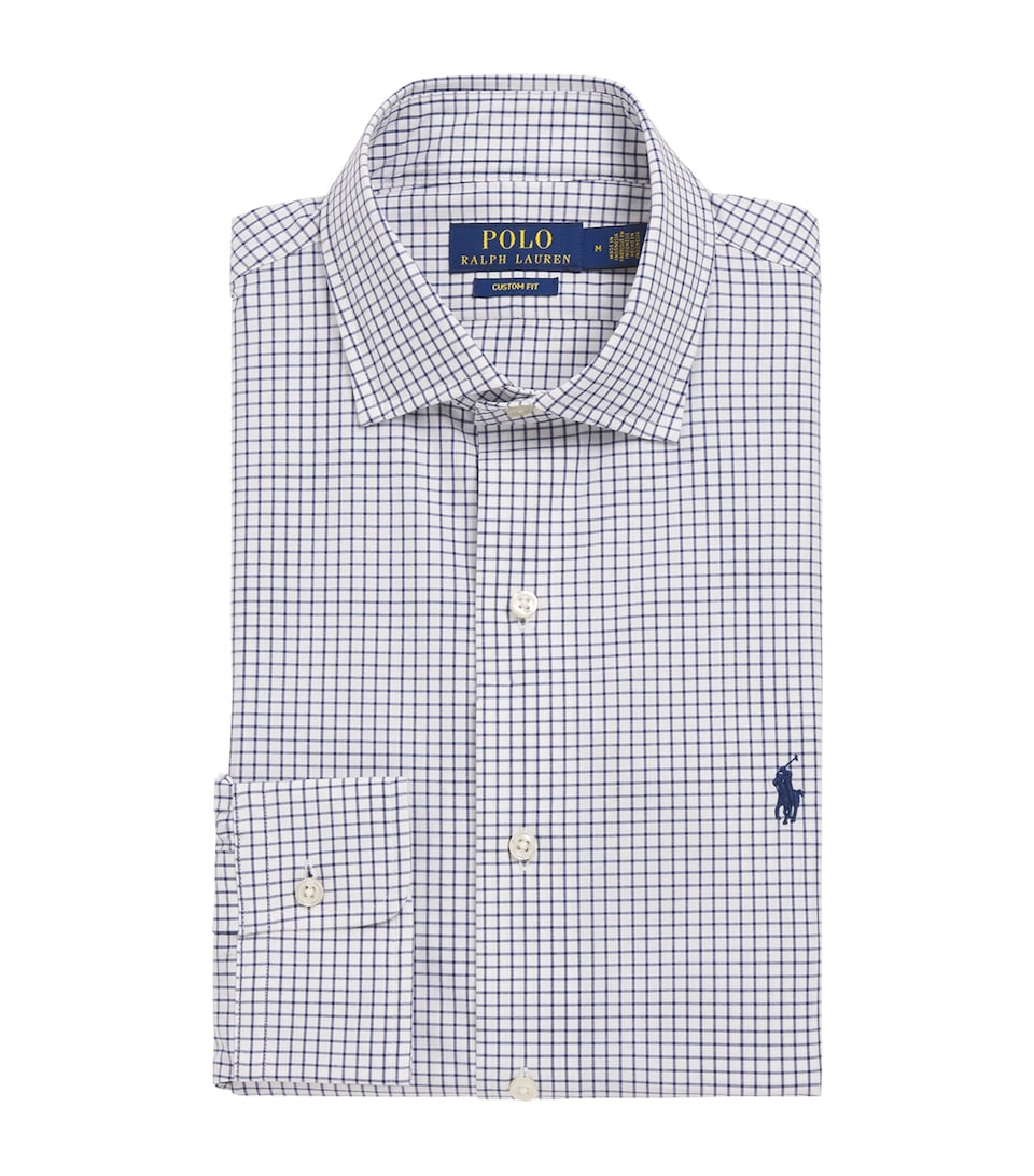 Cotton Poplin Check Shirt