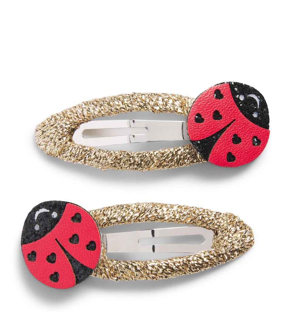 Rockahula Lily Ladybird Hair Clips Red