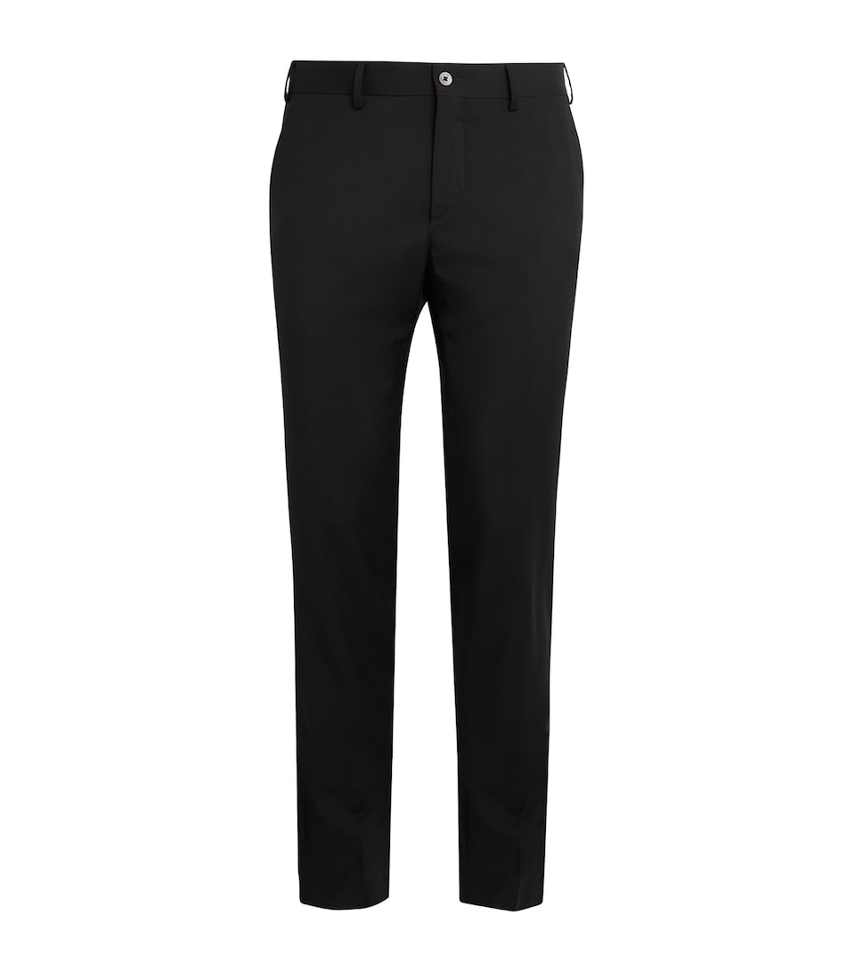 Wool Slim Tailored Trousers