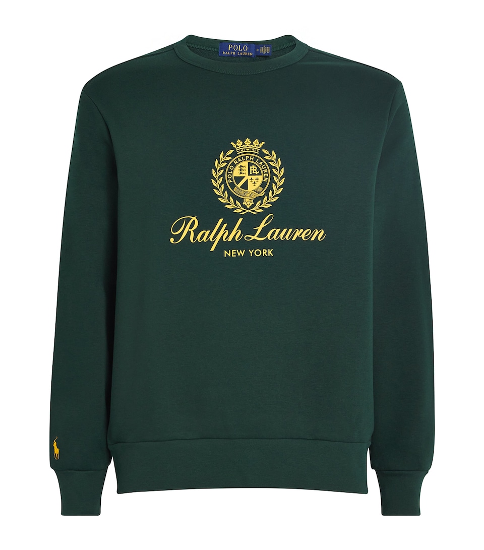 Cotton-Blend Crescent Logo Sweatshirt