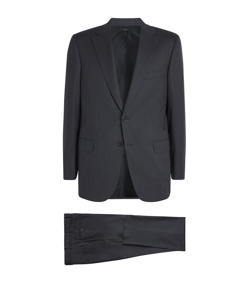 Brioni Mens Virgin Wool 2-Piece Suit