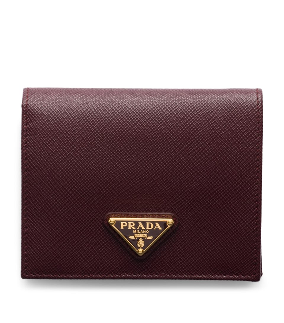 Prada Small Saffiano Leather Bifold Wallet