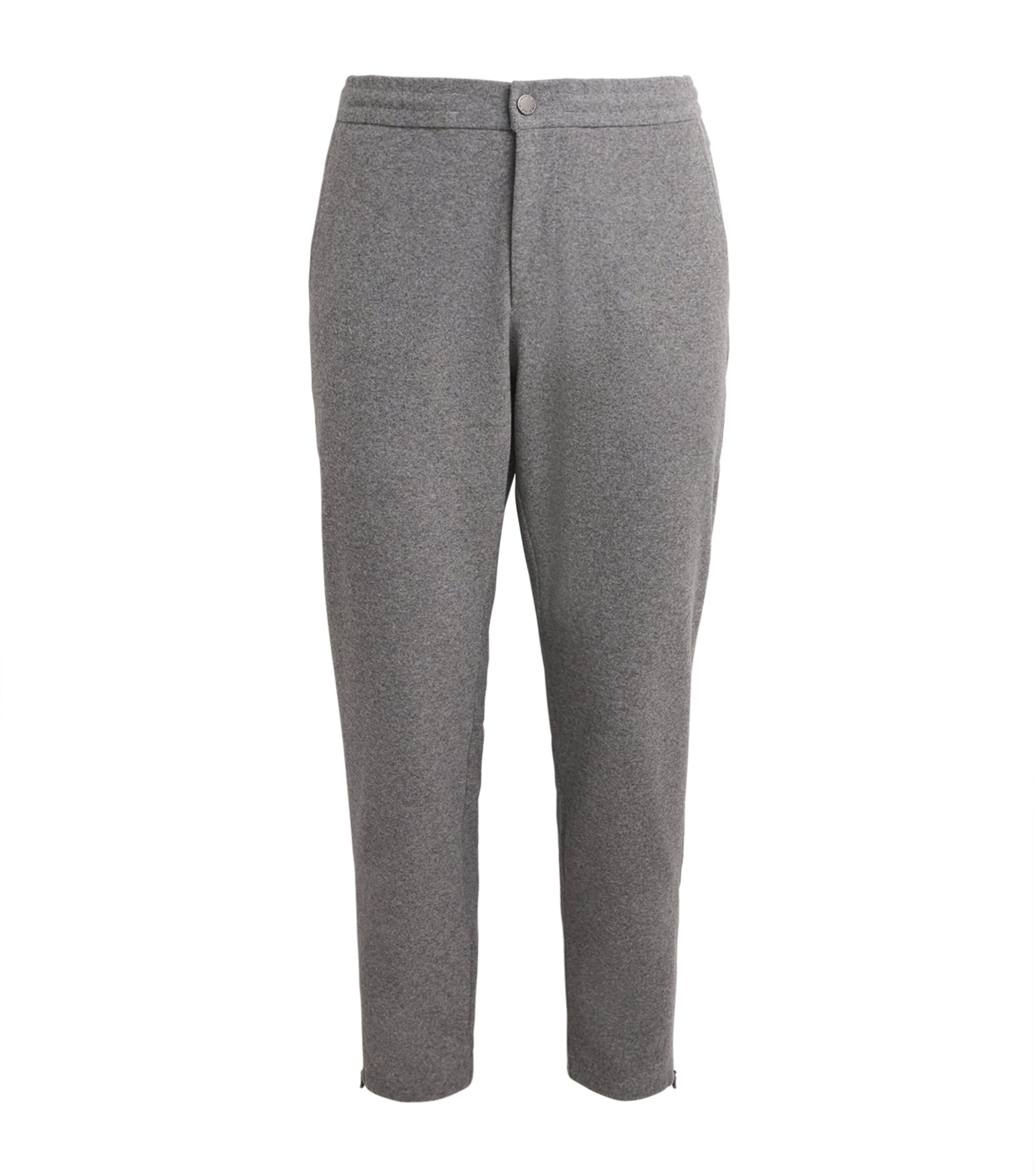 Bogner Mens Flannel Boris Trousers Grey Melang
