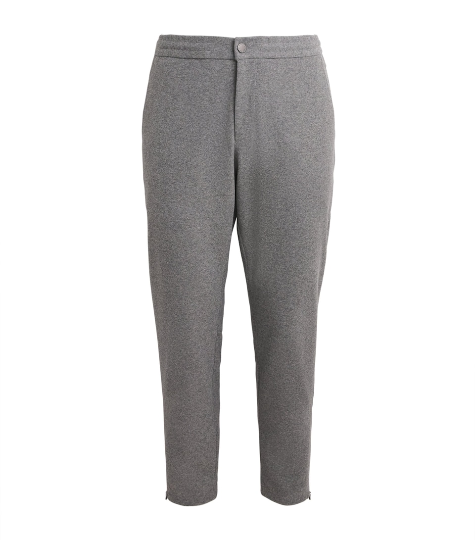 Bogner Mens Flannel Boris Trousers Grey Melang