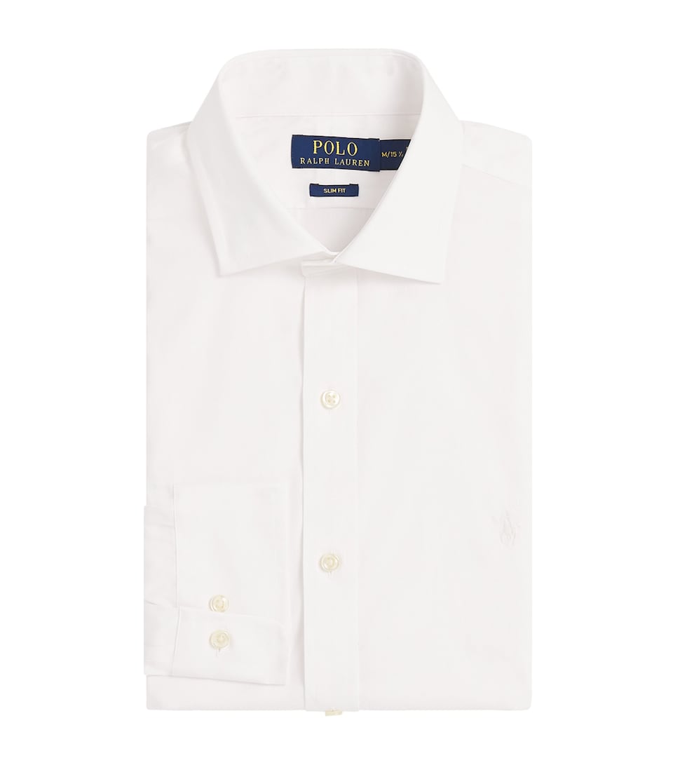 Polo Ralph Lauren Mens Cotton Poplin Shirt White