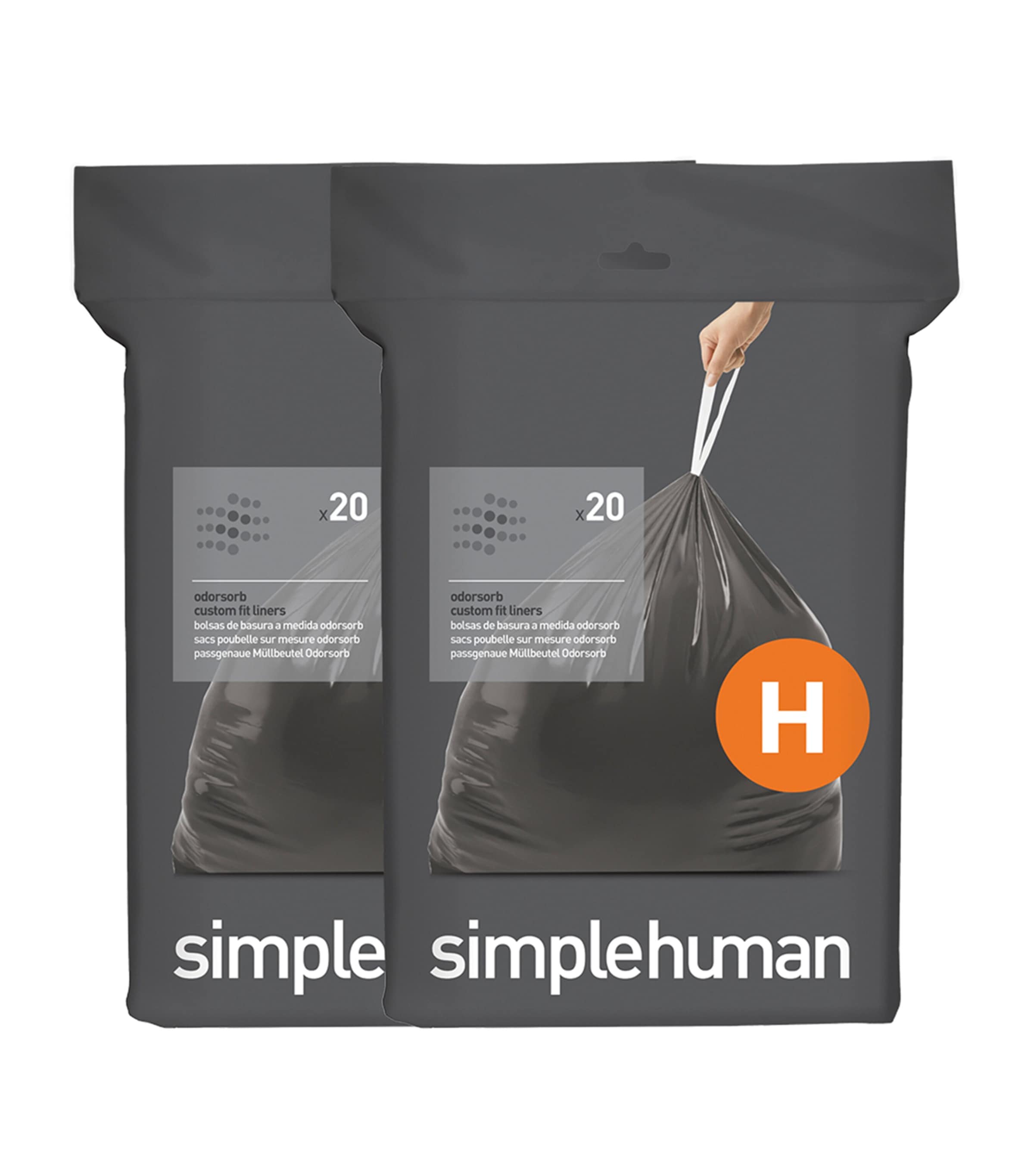 Custom Fit Code H Bin Liners (Pack of 40)