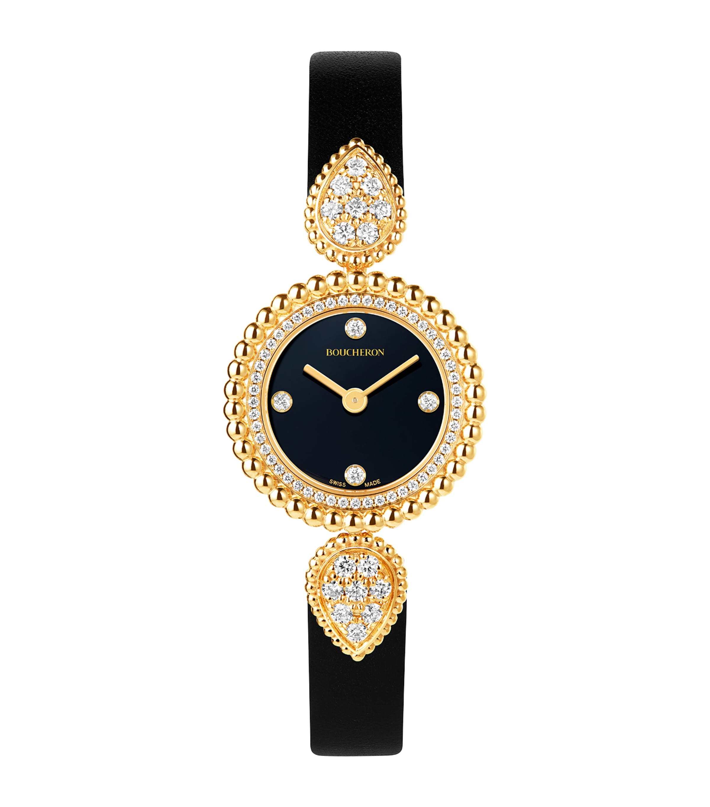Boucheron Yellow Gold and Diamond Serpent Bohème Watch 23mm Yellow Gold