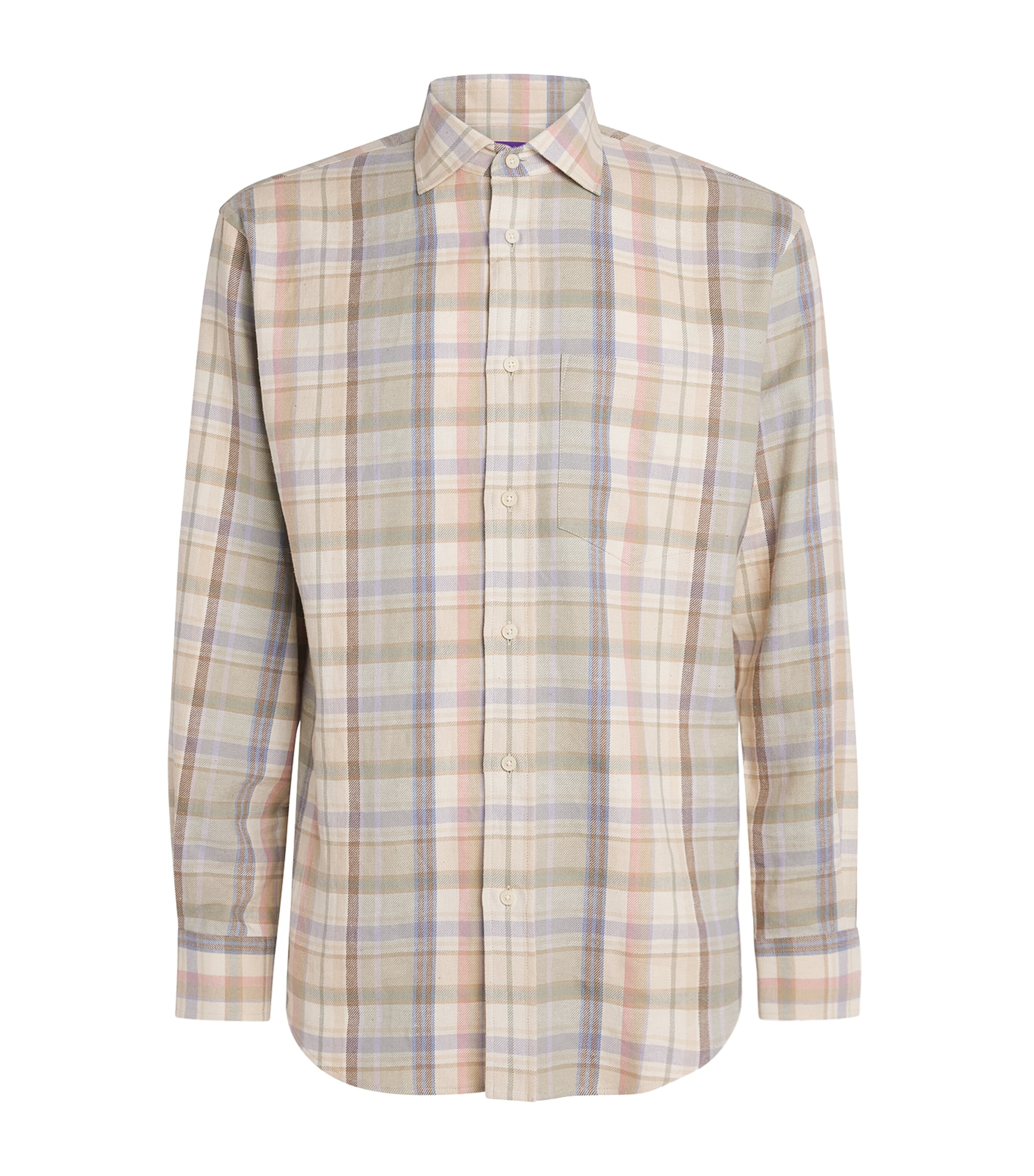 Hemp-Cotton Check Shirt