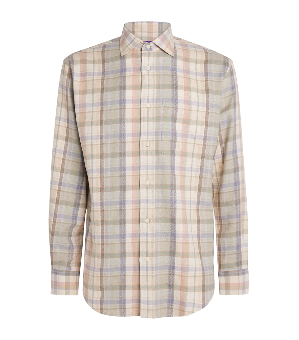 Hemp-Cotton Check Shirt