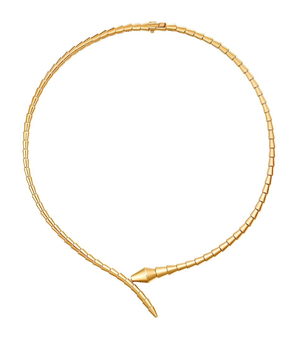 Yellow Gold Serpenti Viper Necklace