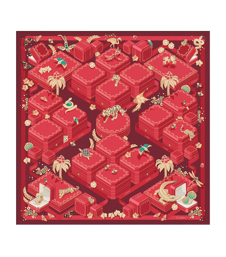 Silk Jewellery Boxes Scarf