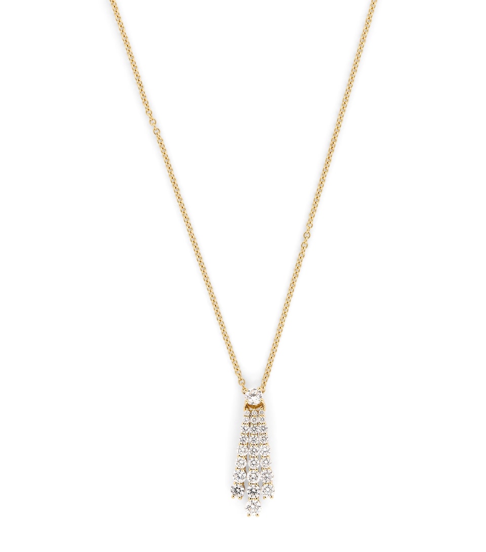 Yellow Gold and Diamond Sydney Pendant Necklace