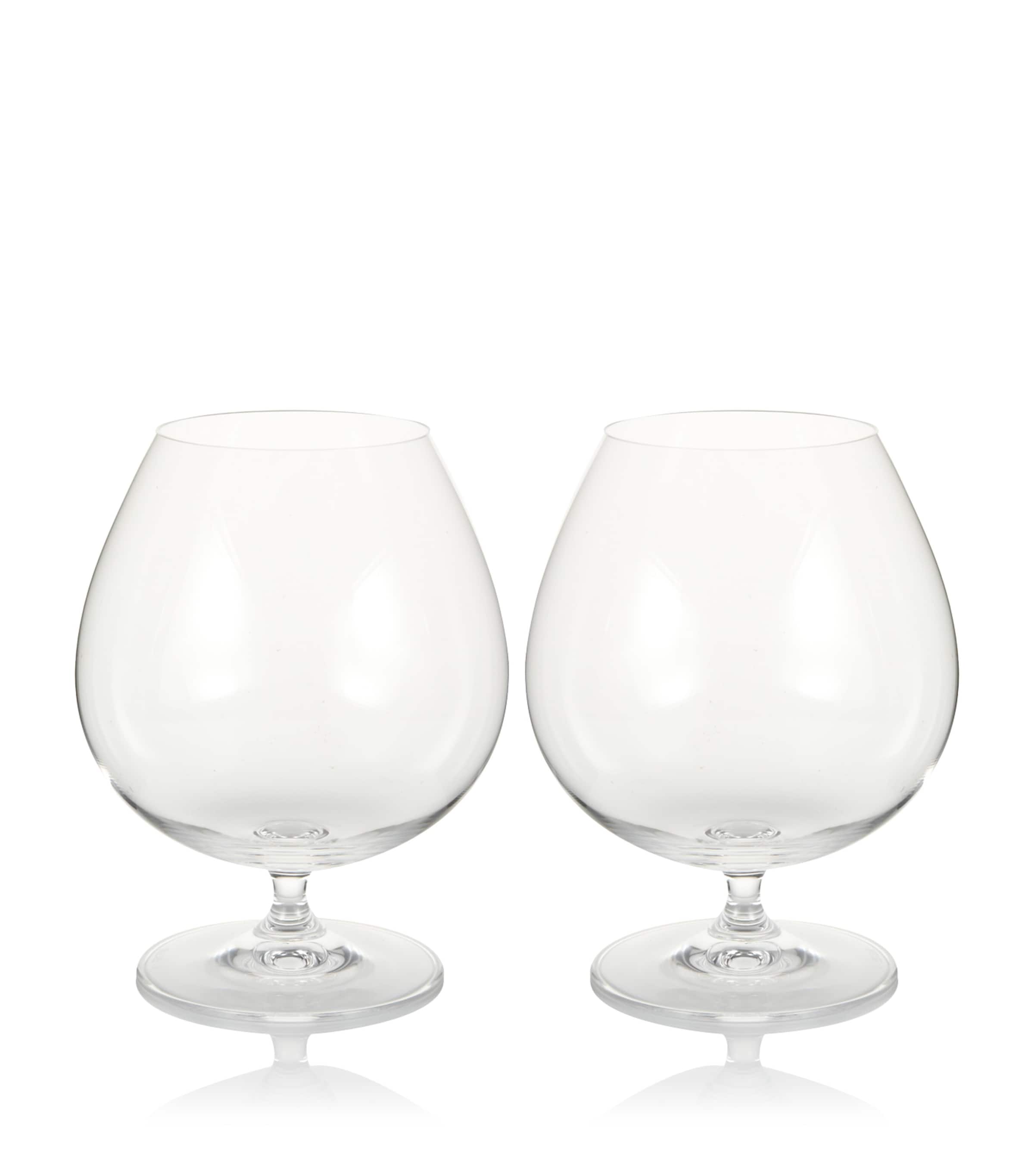 Riedel Set of 2 Crystal Vinum Brandy Glasses (885ml) Clear
