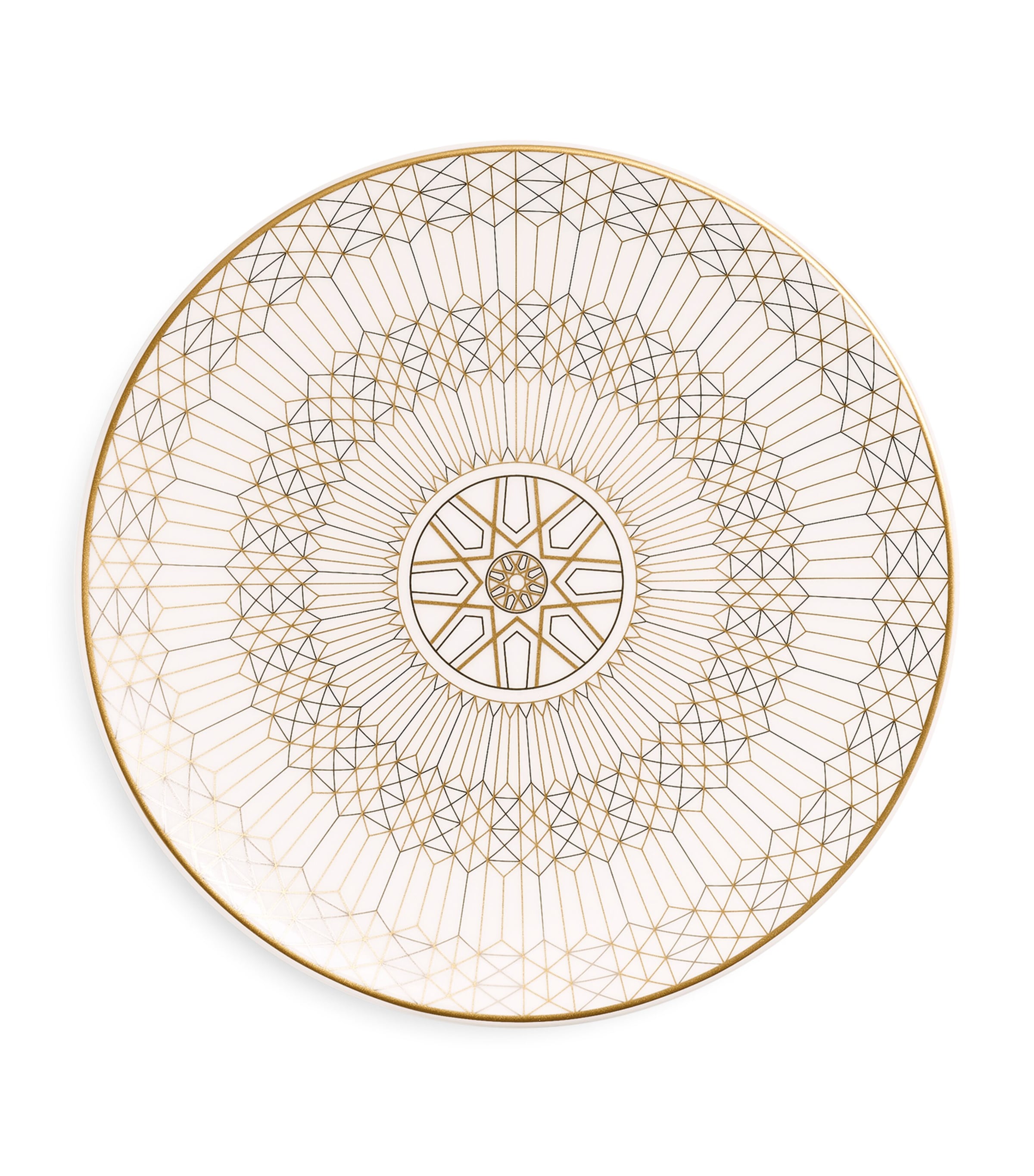 Baccarat Arcadia Gold Bread Plate (16cm) Clear