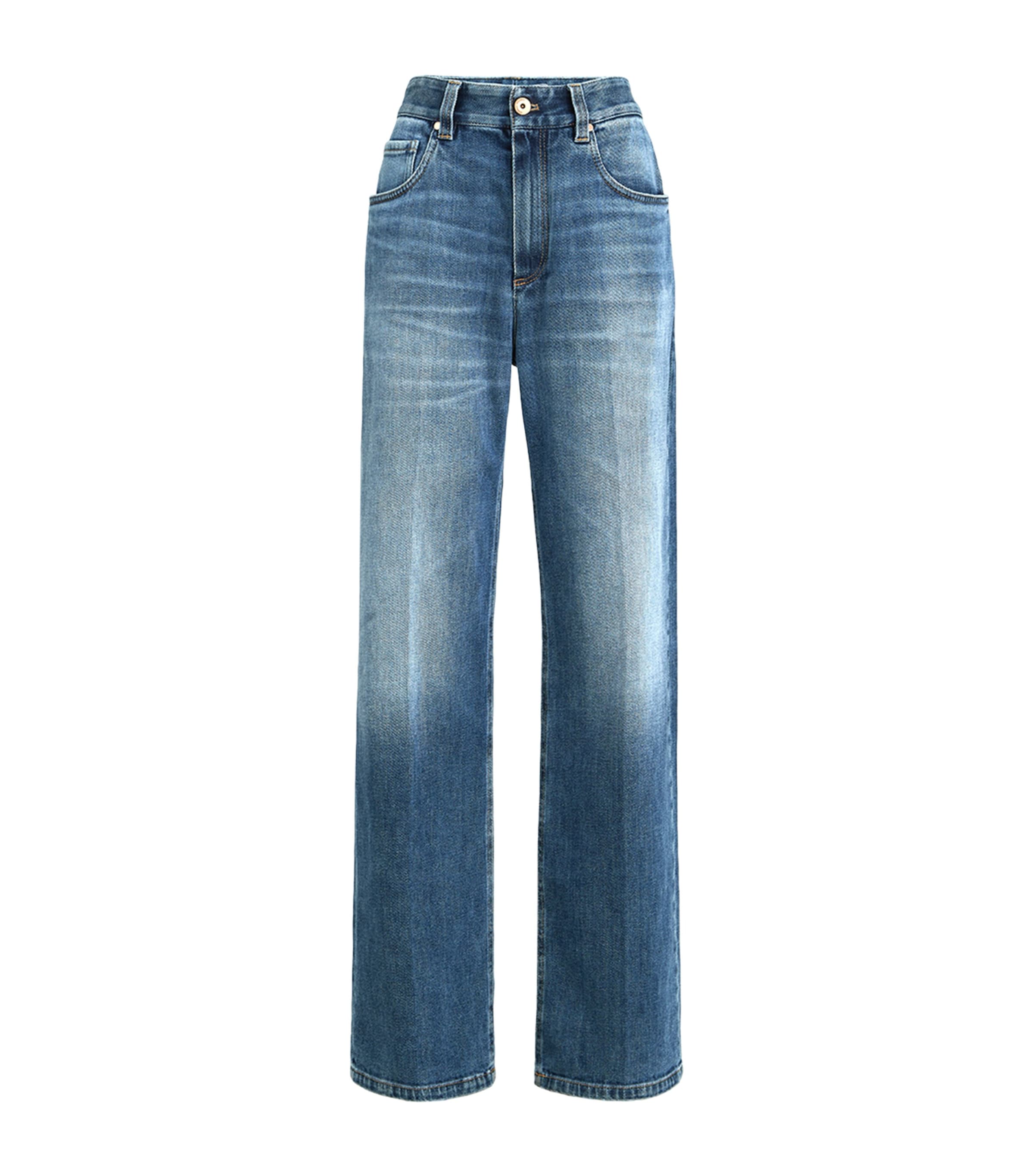 Brunello Cucinelli Womens Straight Jeans