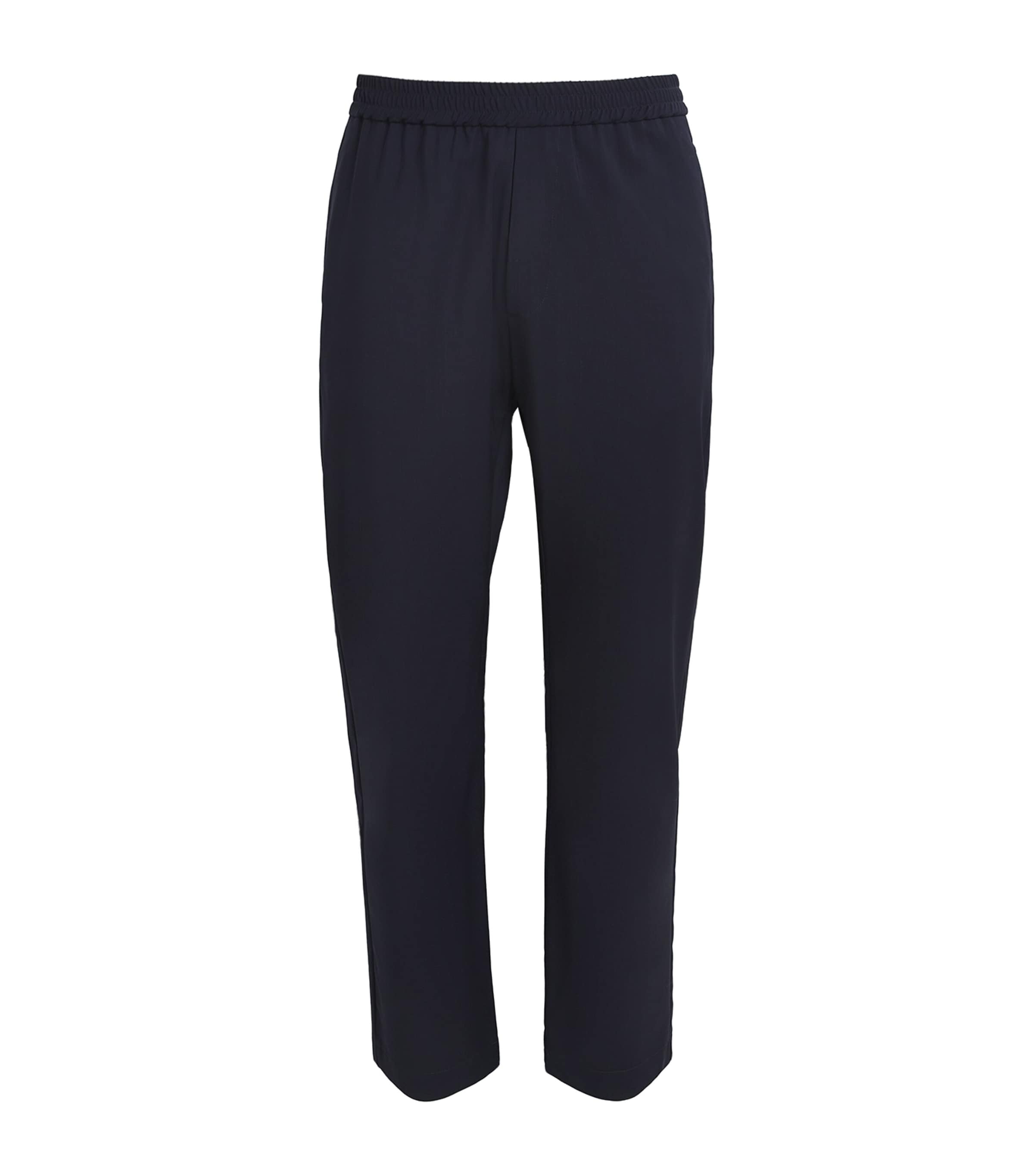 Virgin Wool Drawstring Trousers