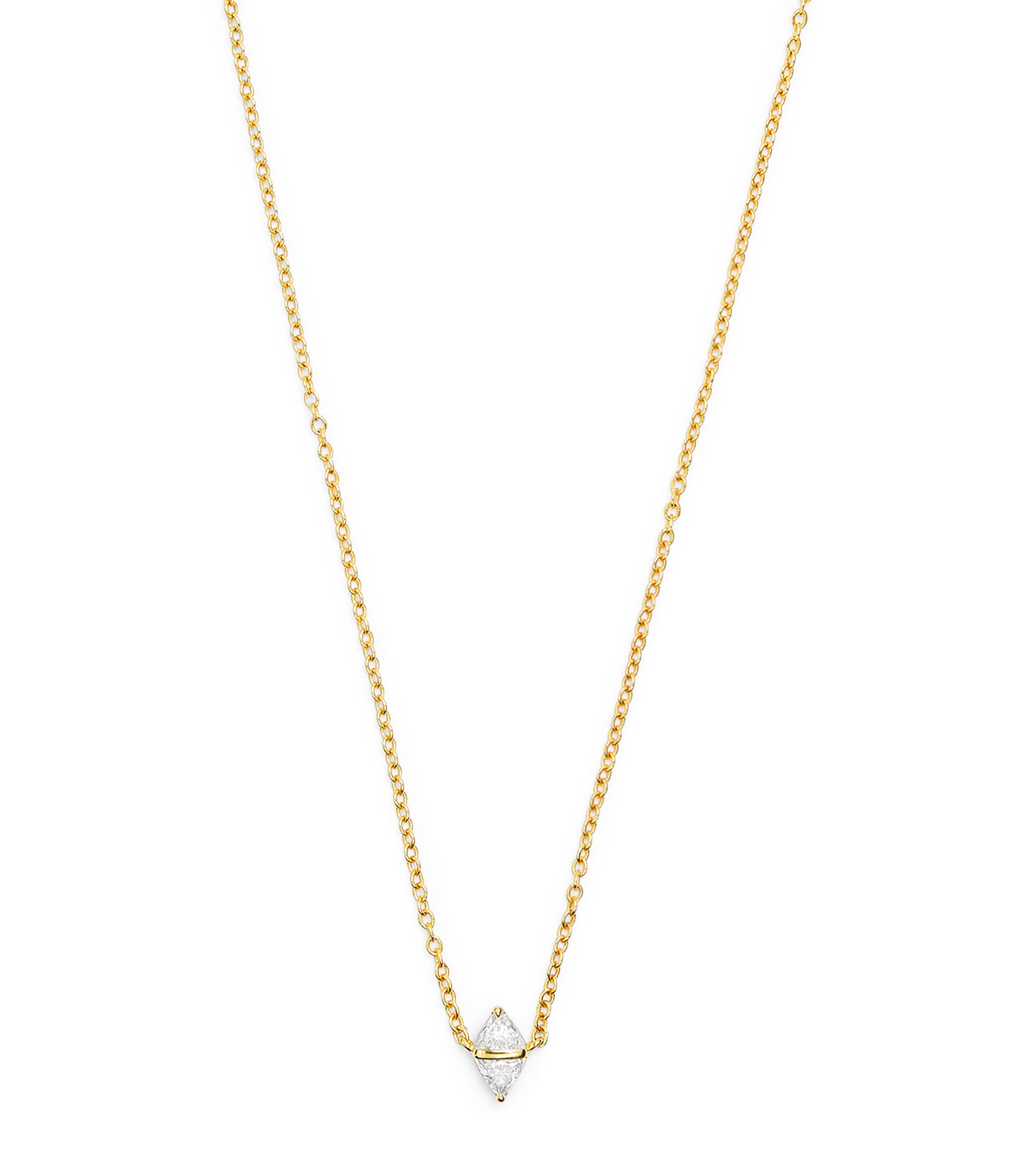 Yellow Gold and Diamond Tilly Necklace