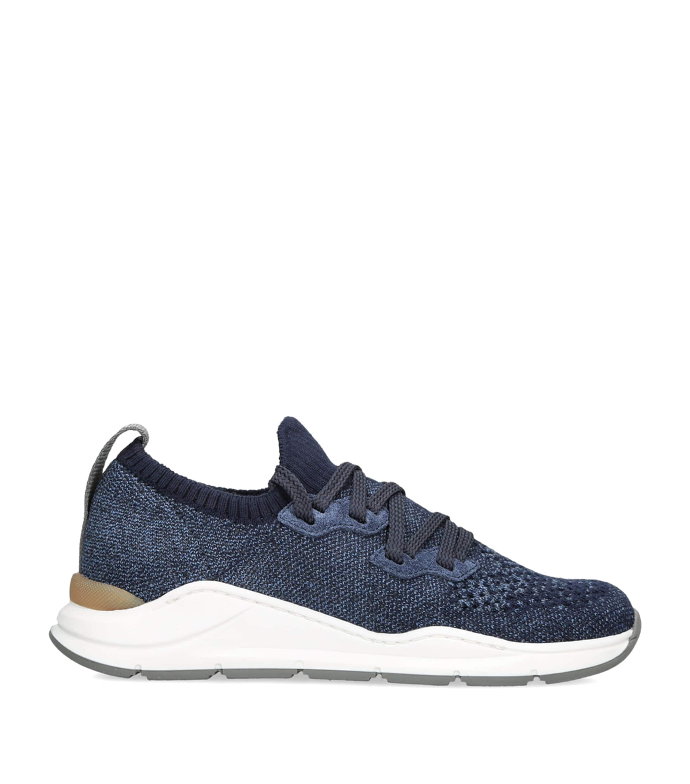 Brunello Cucinelli Kids Knitted Sneakers Blue/dark