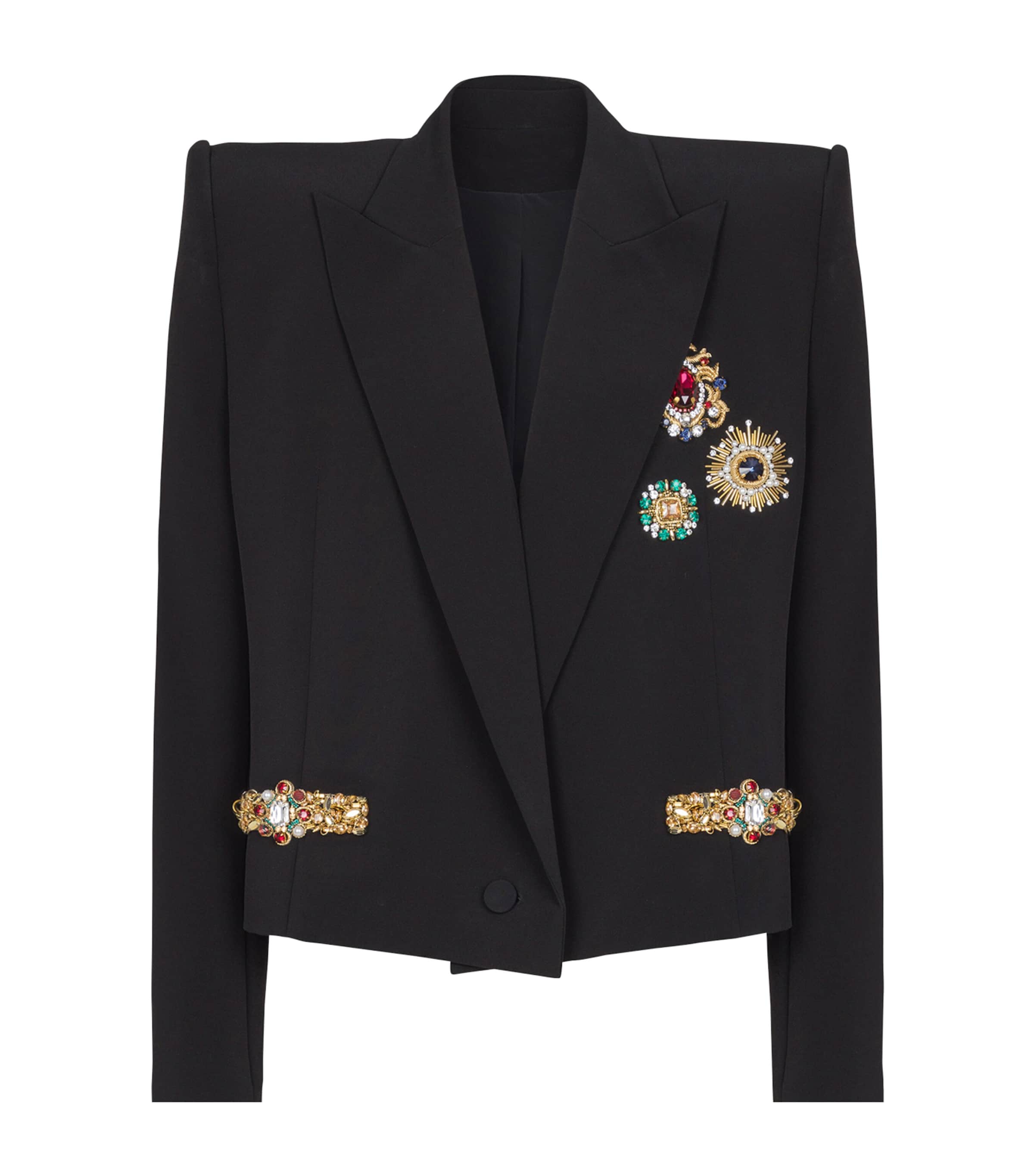 Cropped Embellished Jacket