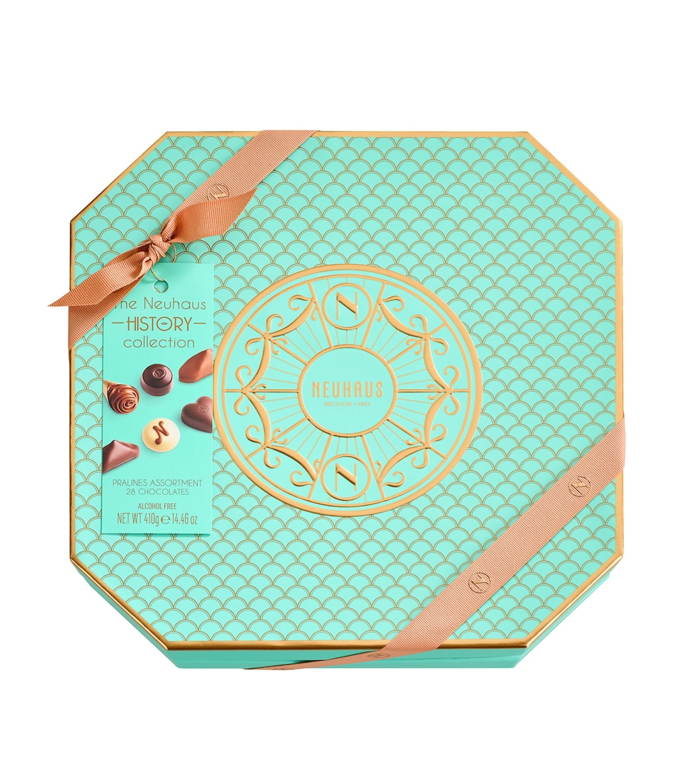 Neuhaus Milk, White and Dark Chocolate 28-Piece History Collection (410g)
