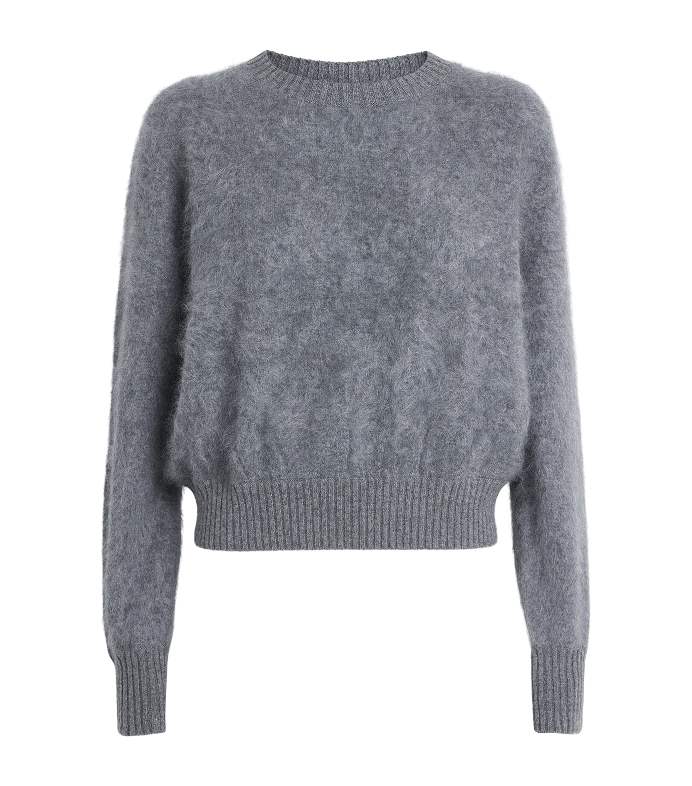 Toccin Womens Cashmere Talullah Sweater Steel Melange