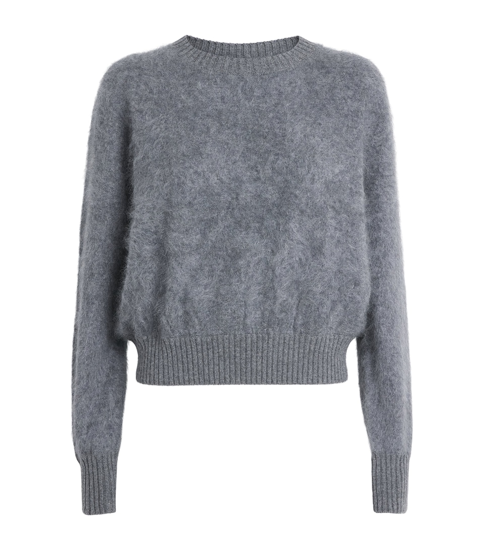 Toccin Womens Cashmere Talullah Sweater Steel Melange
