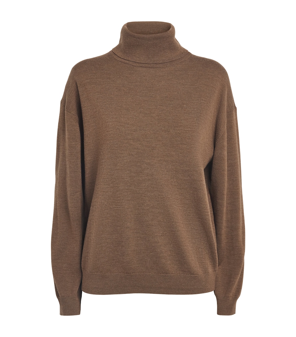 Simkhai Womens Merino Wool Aaliyah Sweater Otter