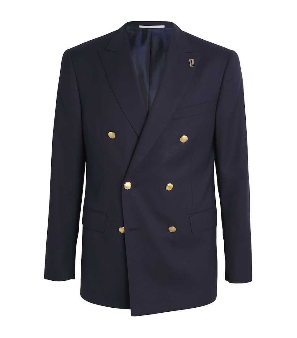 Wool Double-Breasted Vicenza Blazer