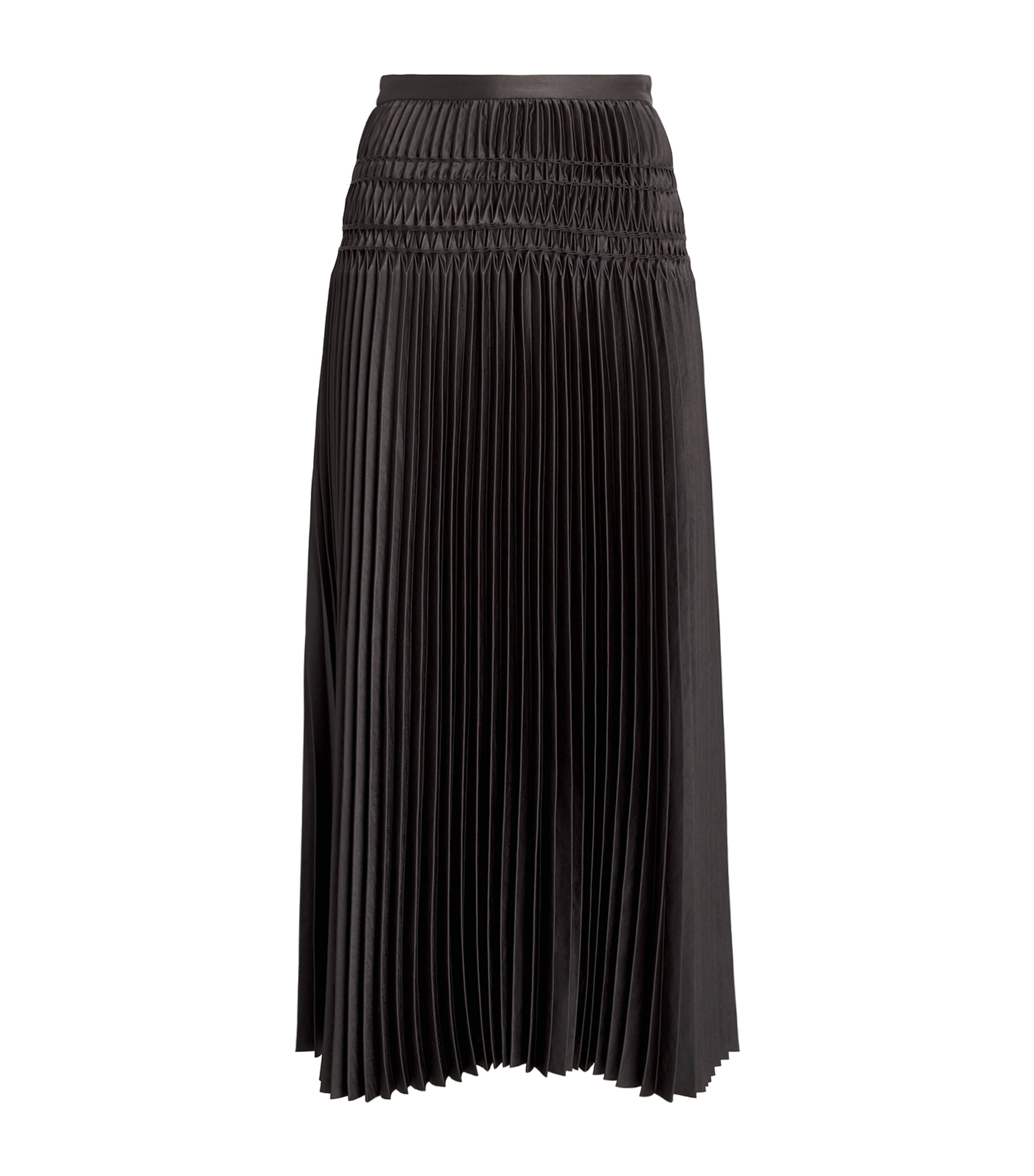 Pleated Hayes Midi Skirt