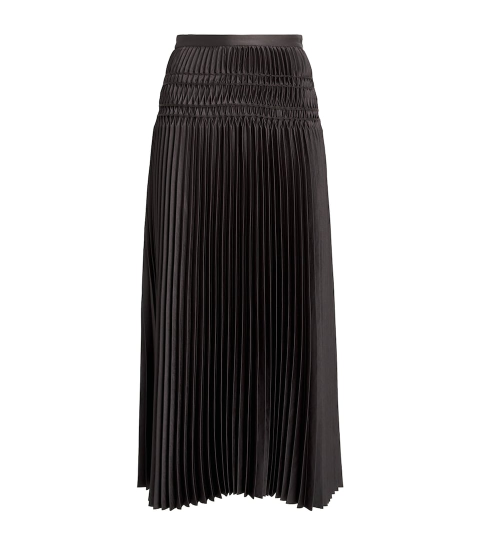 Pleated Hayes Midi Skirt