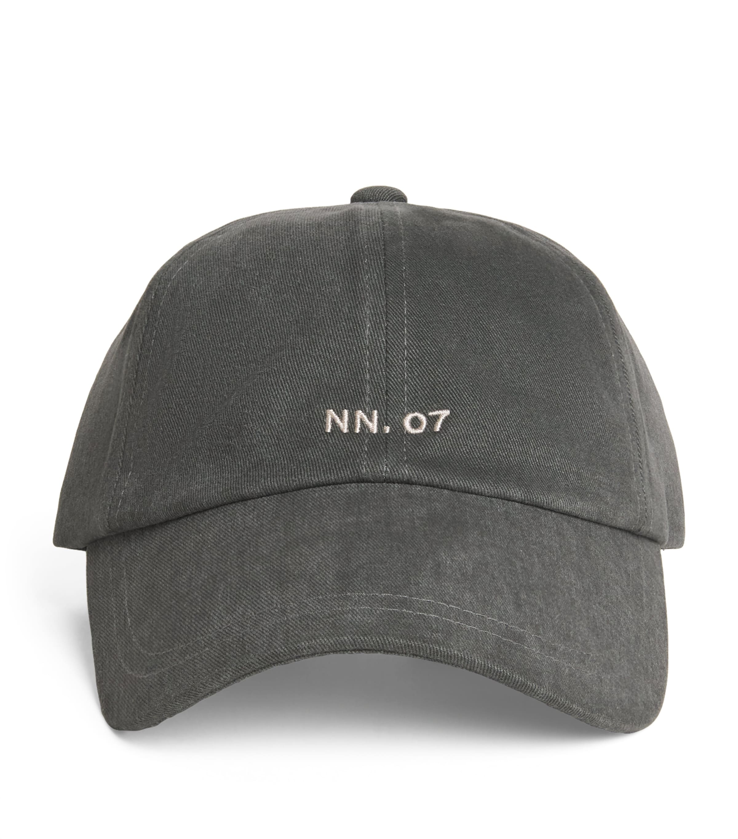 NN07 Cotton Logo Baseball Cap Dark Army