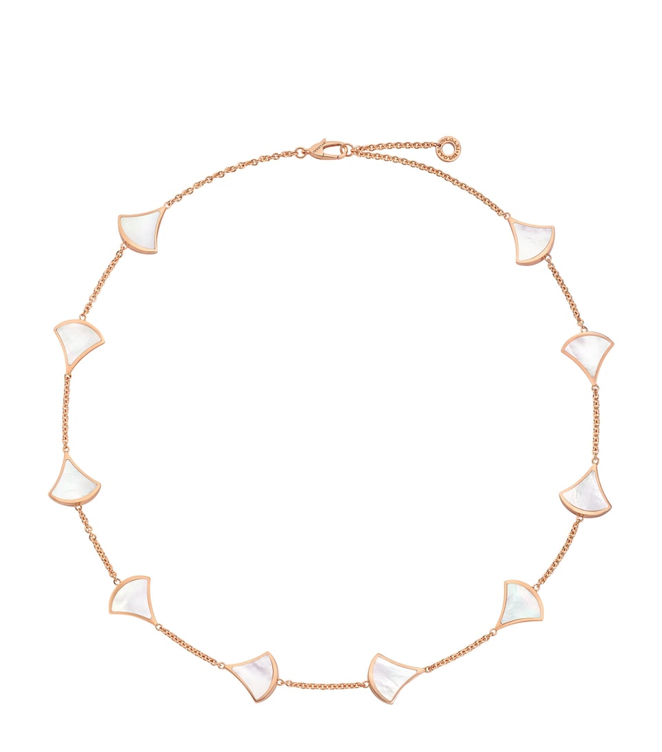 Bvlgari Rose Gold and Mother-of-Pearl Divas’ Dream Necklace Rose Gold