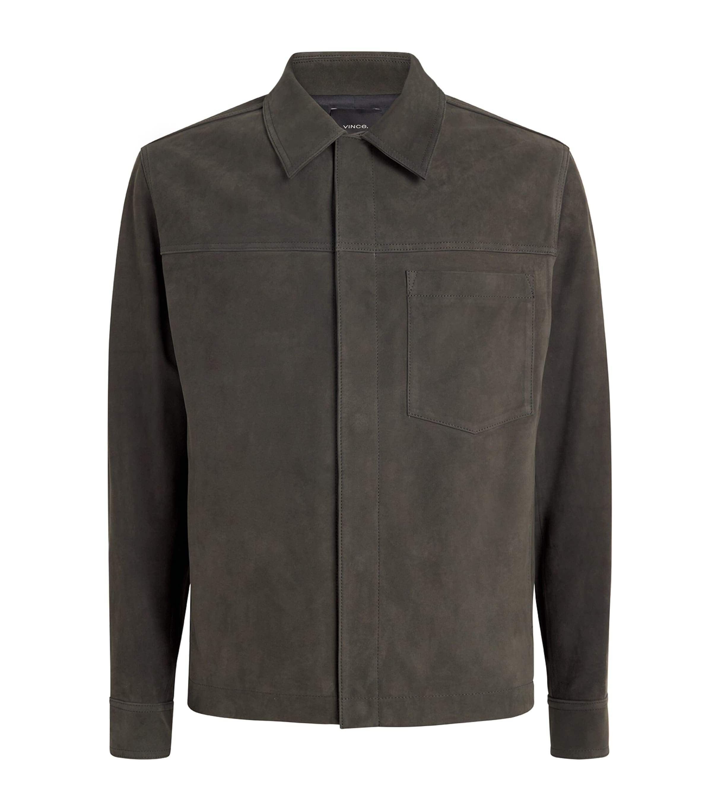 Nubuck Leather Trucker Jacket