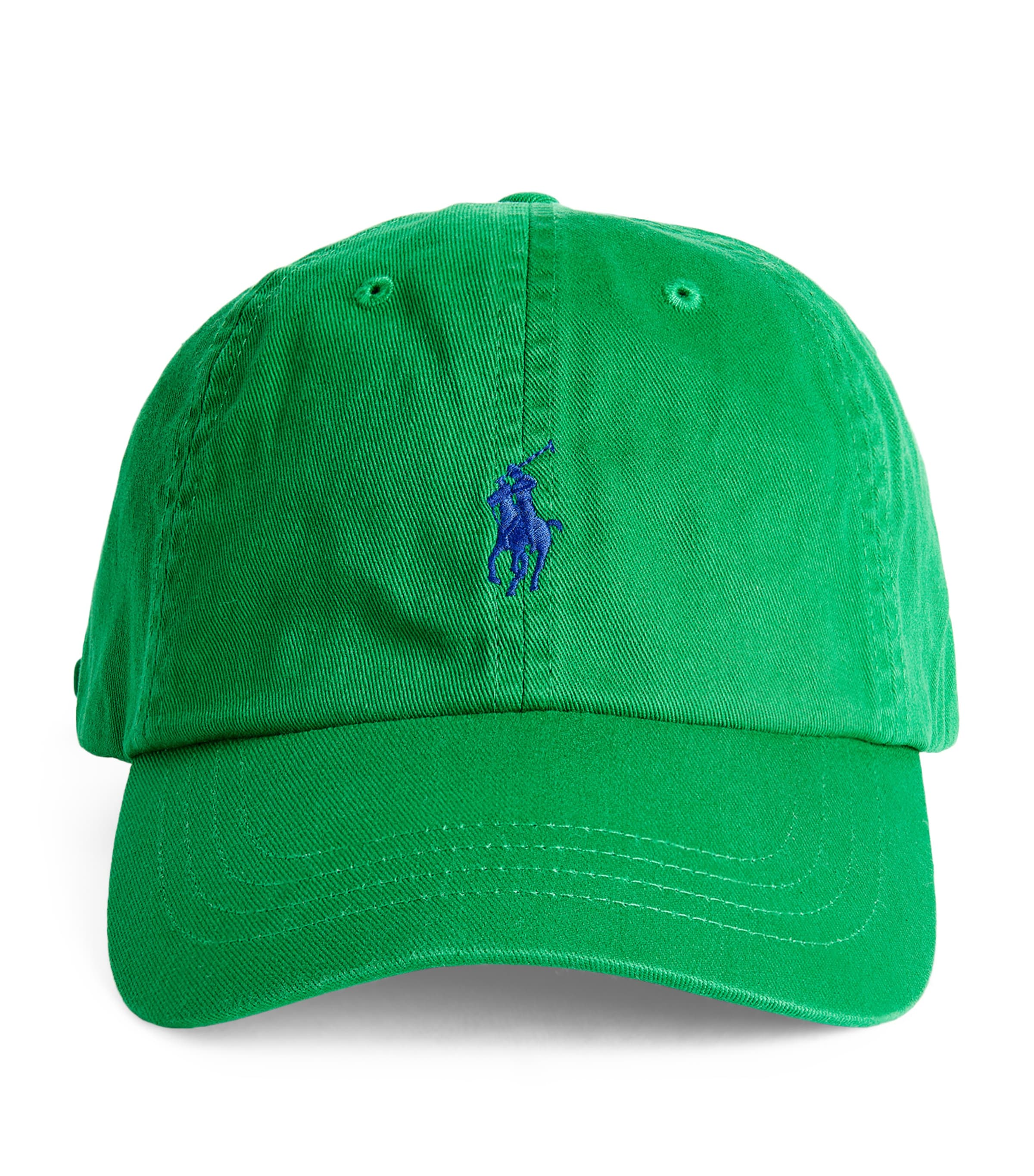 Polo Ralph Lauren Cotton Polo Pony Baseball Cap Billard Green